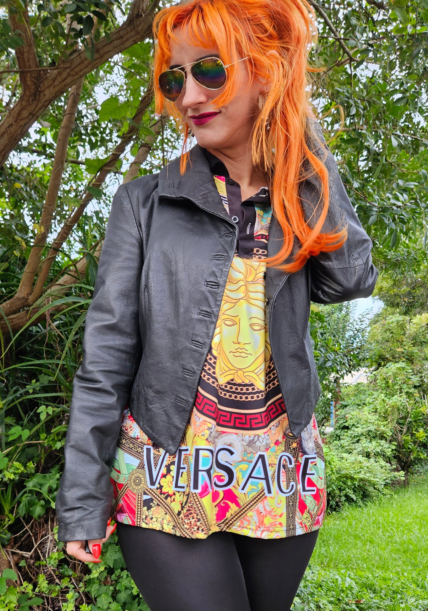 Vintage Just jeans black Leather jacket - Jacket