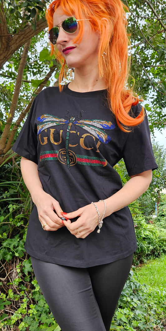 Gucci Tee black Top Size M