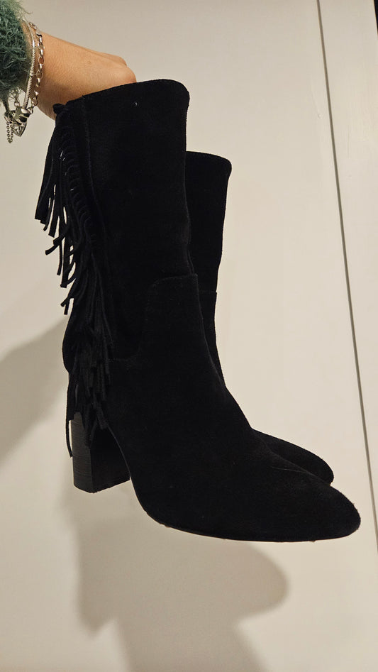 Sexy 100% Leather Boots Size 39