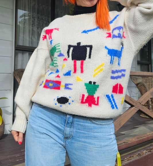 Vintage 100%wool sweater