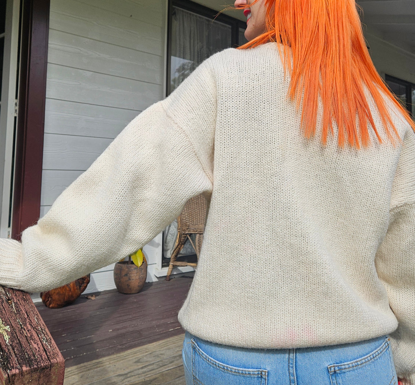 Vintage 100%wool sweater - Top