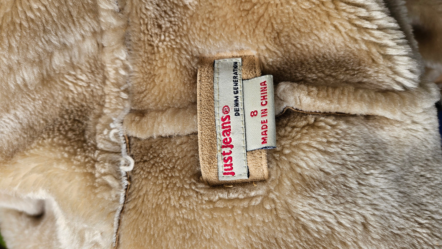 Fur Coat - Preloved Faux Fur Retro Style - just jeans  Fur Coat