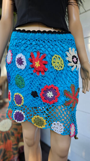 Lovely crochet Skirt - Preloved knit skirt