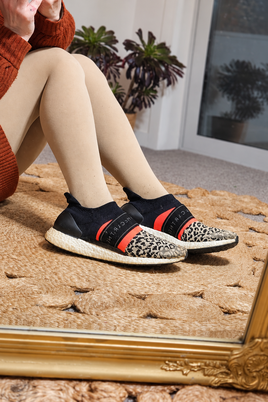 Adidas by Stella McCartney UltraBoost Leopard Sneakers – US 7.5 / UK 6