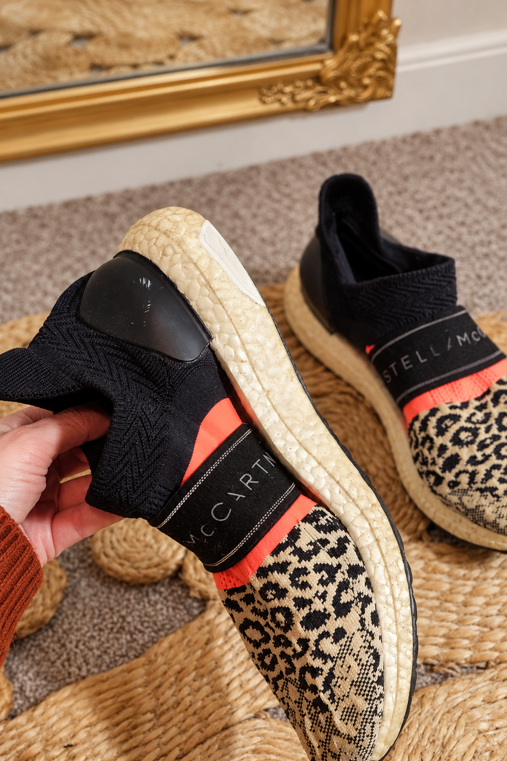 Adidas by Stella McCartney UltraBoost Leopard Sneakers – US 7.5 / UK 6