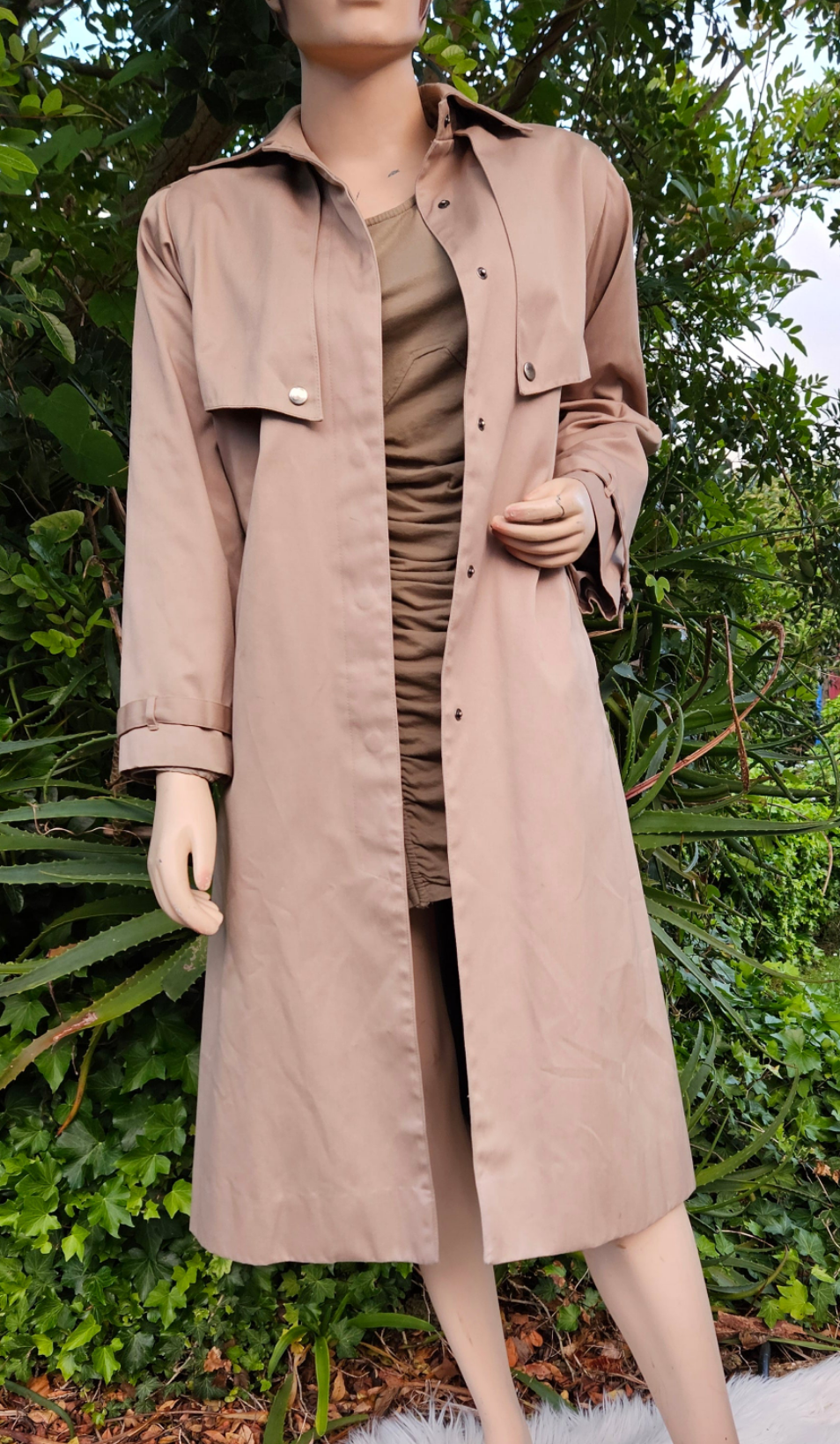 Preloved Trench Coat  - Beige vintage Trench