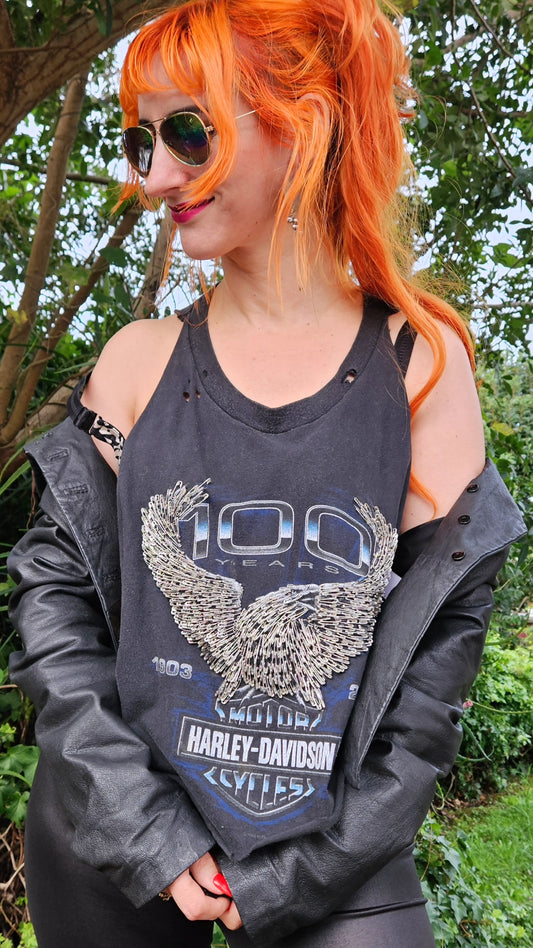 Vintage Harley Davidson 100 Years Tank top Size 2X