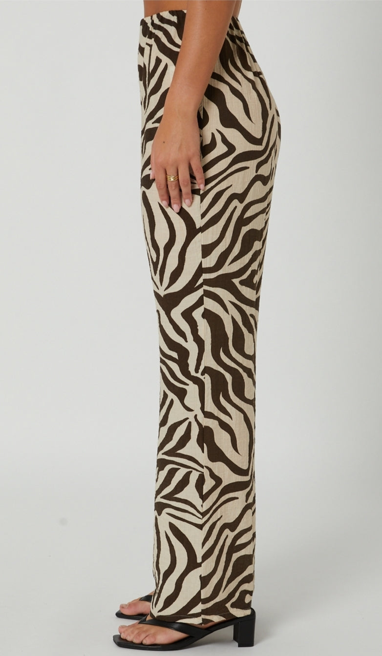 Women's White and Black Trousers