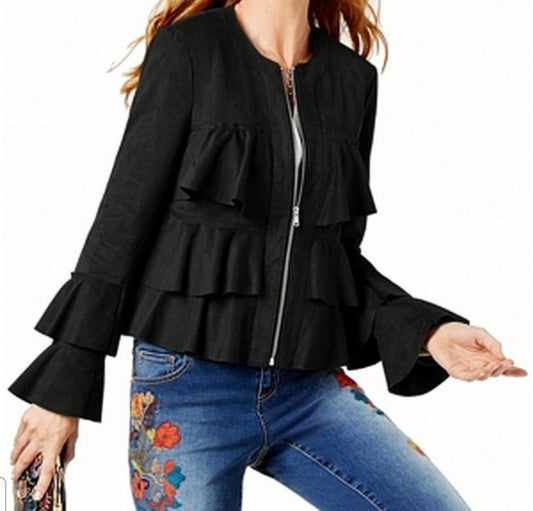 Cutest ever Bohemian black lemon tree jacket - Size 10