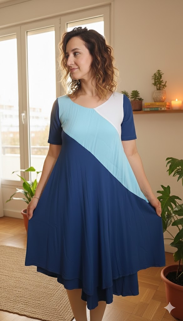 Gorgeous Asymmetrical midi Dress Preloved dress