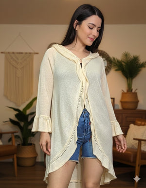 Vintage Cardigan - bell sleeves Coat