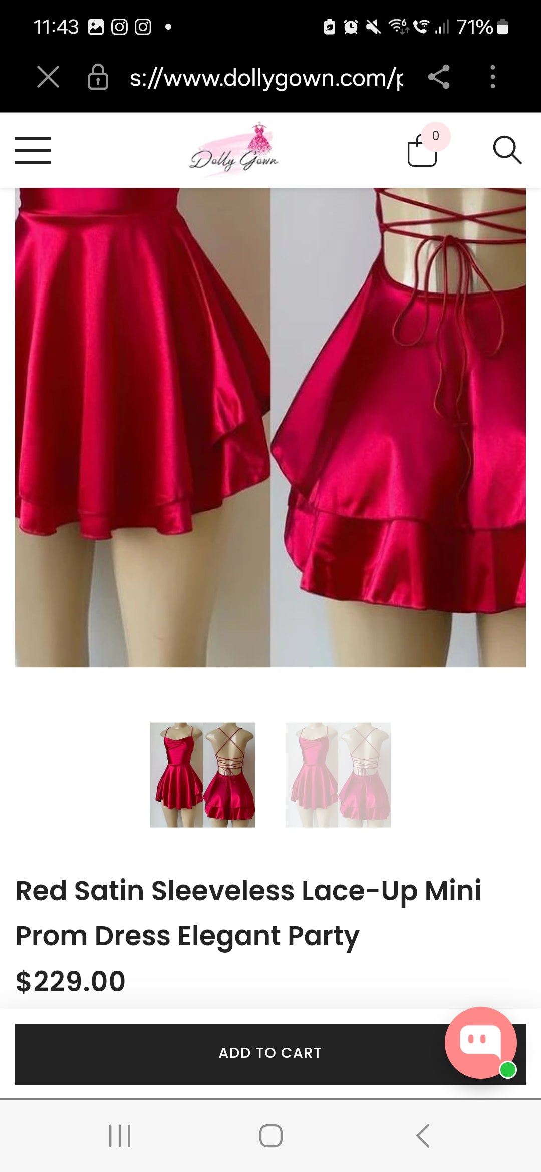Red Satin Sleeveless Lace-Up Mini Prom Dress Elegant Party