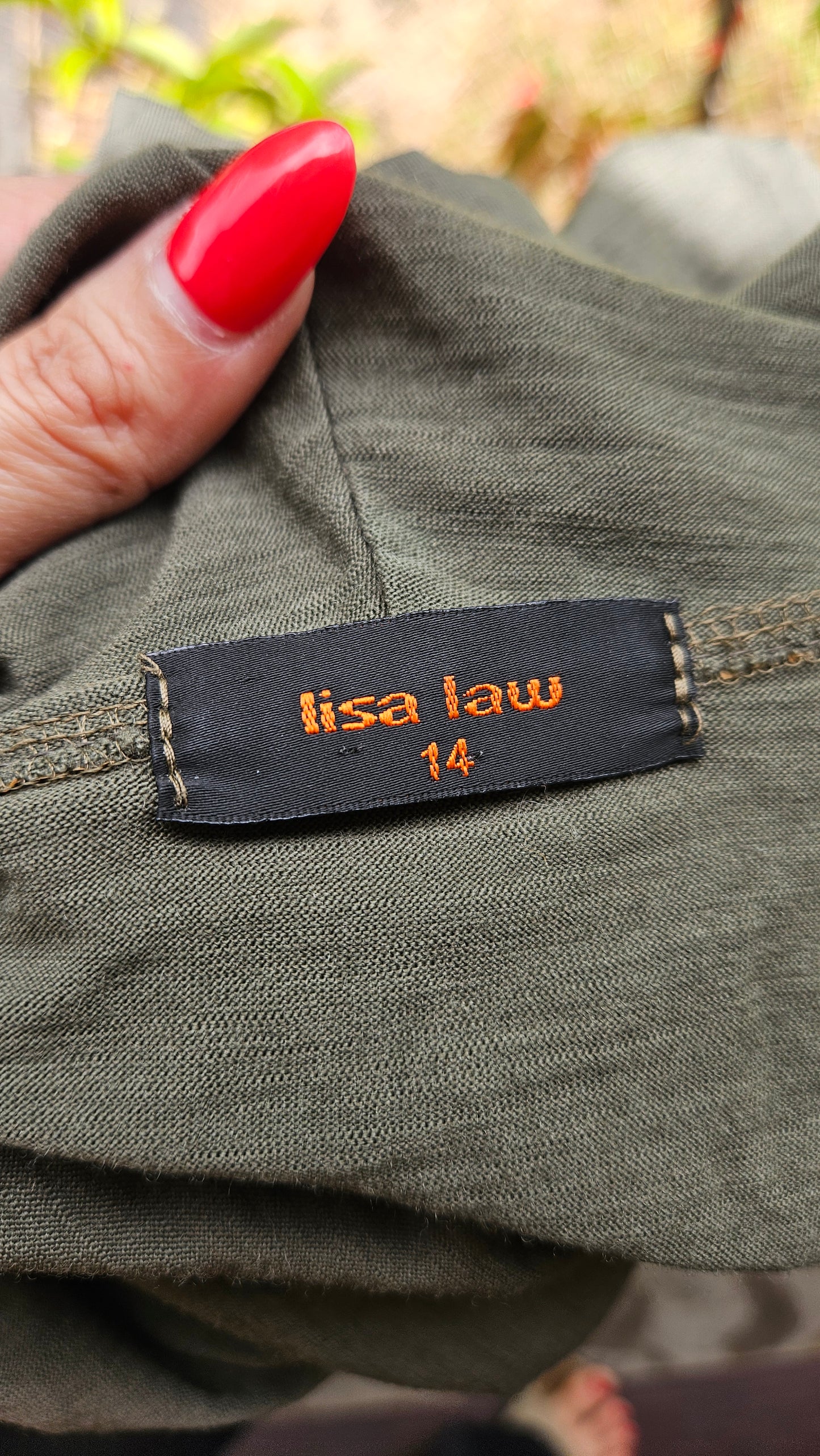 Lisa Law top light Cardi merino size 14. Top- Cardi - Used lace Cardigan