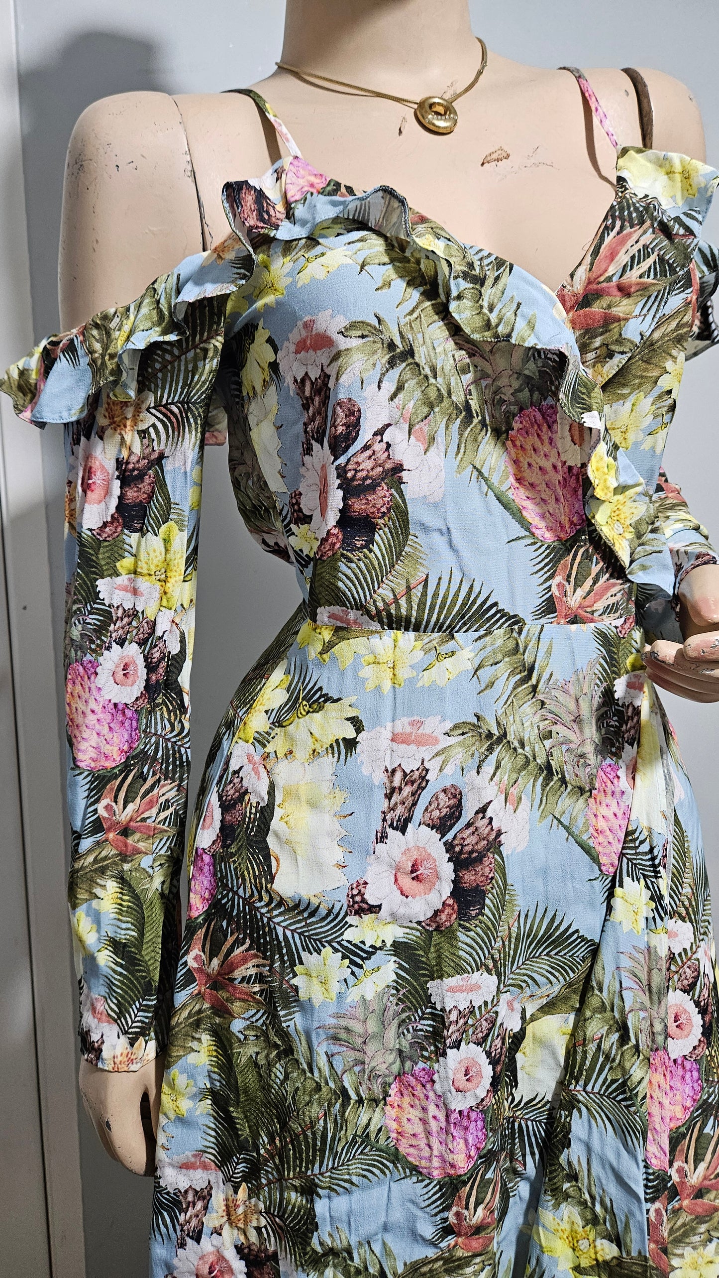H&M Wrap floral Dress