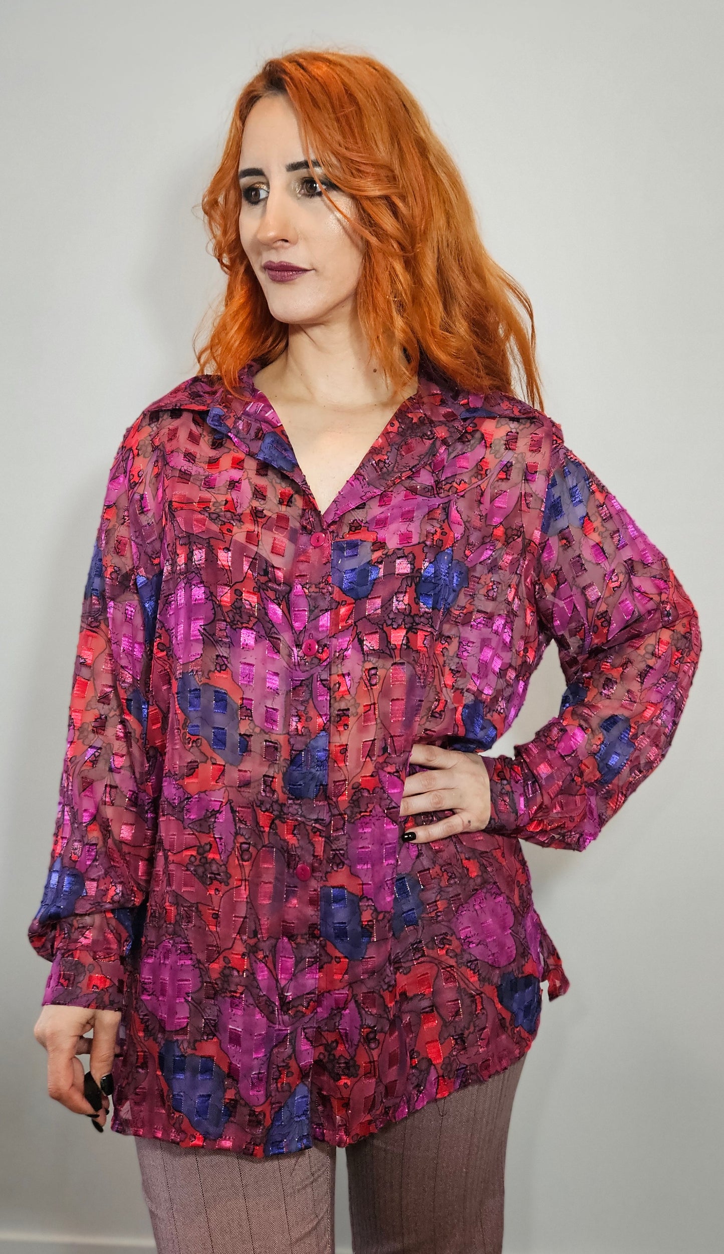 Lovely Vintage Shirt - Vintage Top - Size 16