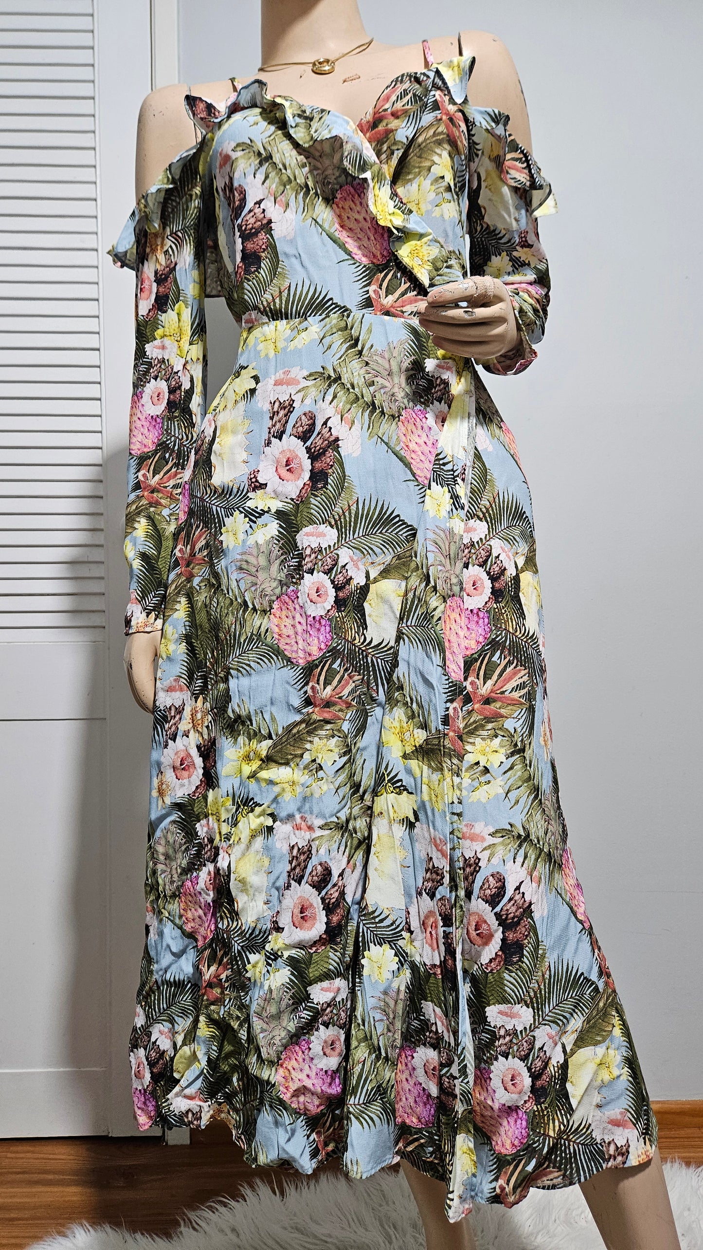 H&M Wrap floral Dress