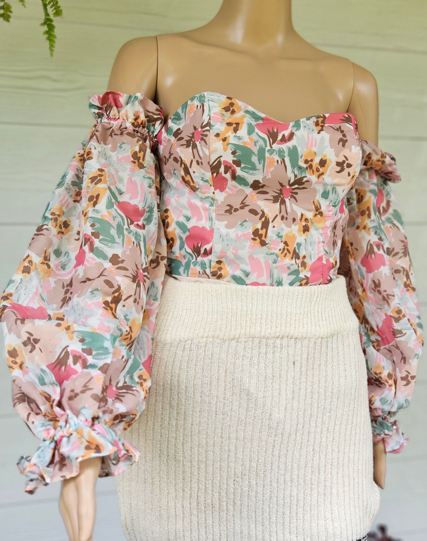 Lovely floral bodysuit Top Body