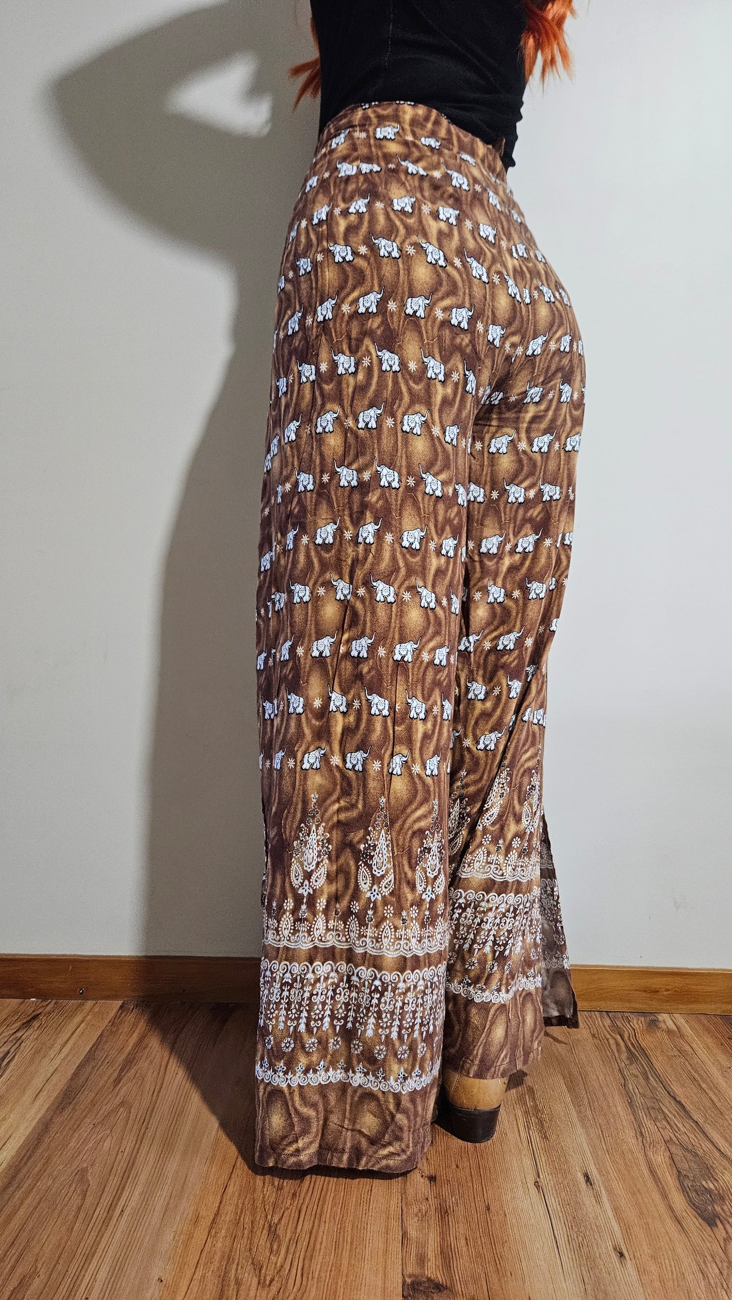 Bohemian wrapped Palazzo Pants
