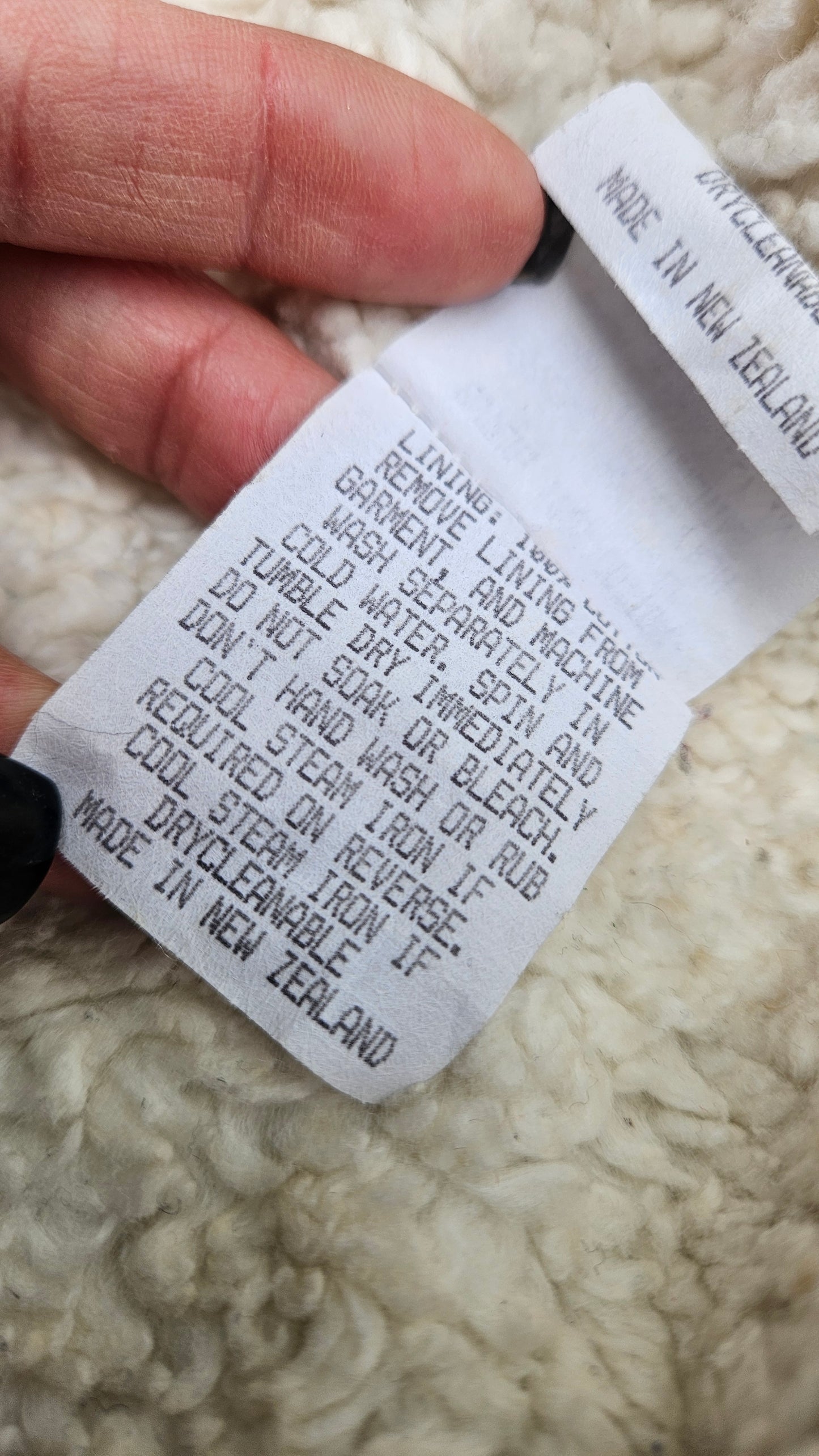 Lovely Vest with detachable fur lining. New Zealand made!