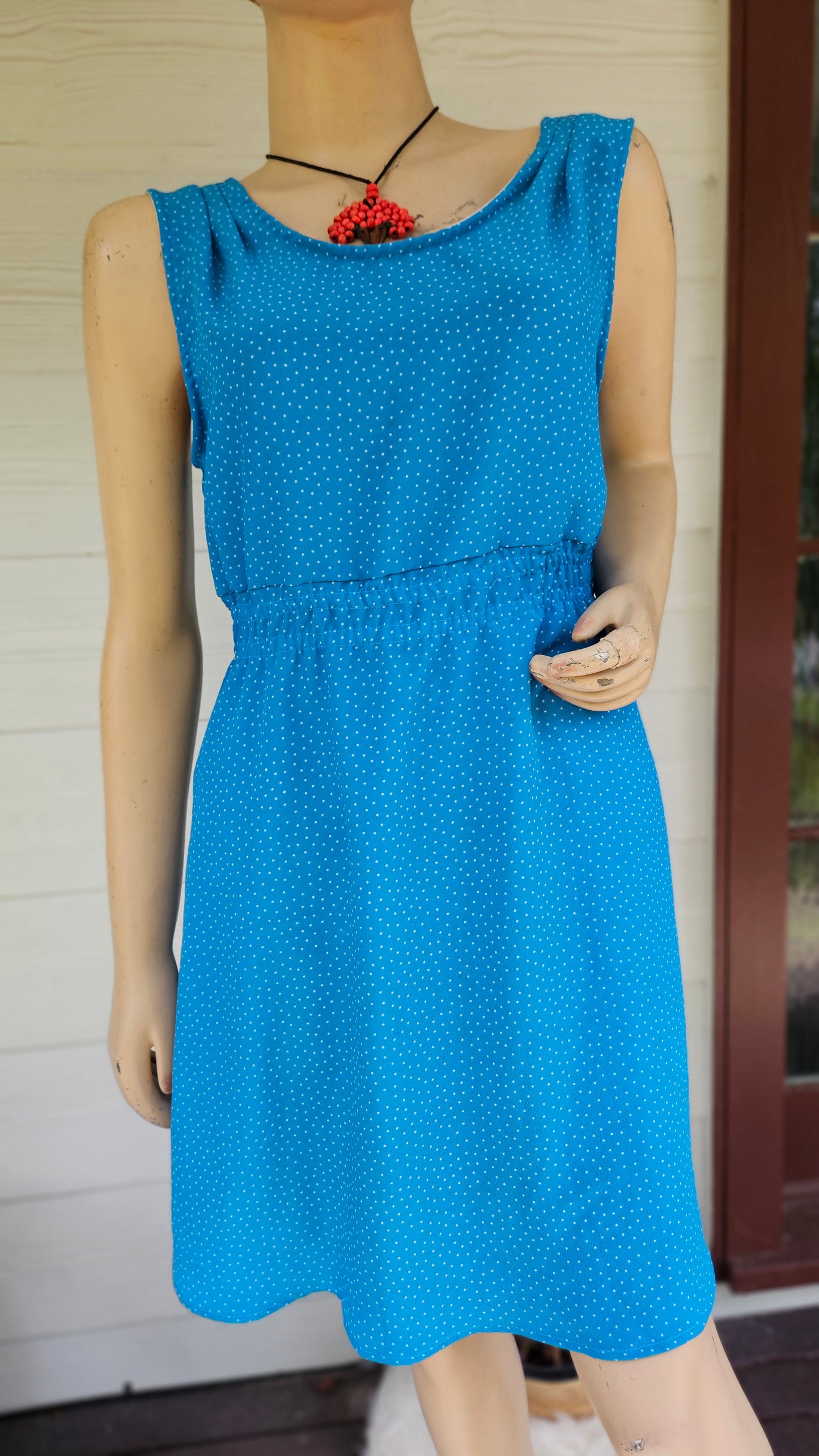 A- Line Vintage Dress - Preloved Dress Size 10. New Zealand made