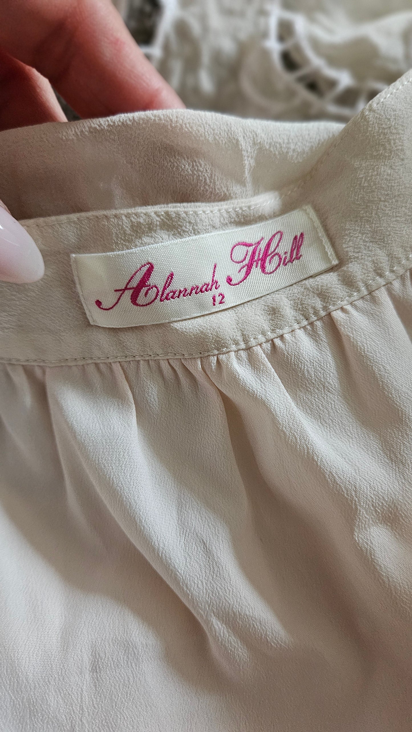 Alannah Hill 100% Silk Romantic Dress – Size 12