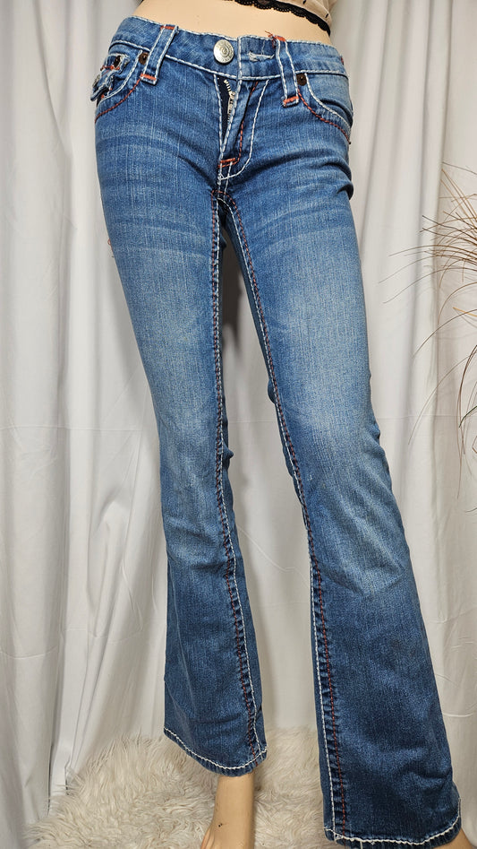 Size 24 vintage denim Y2k True Religion Jeans - Denim