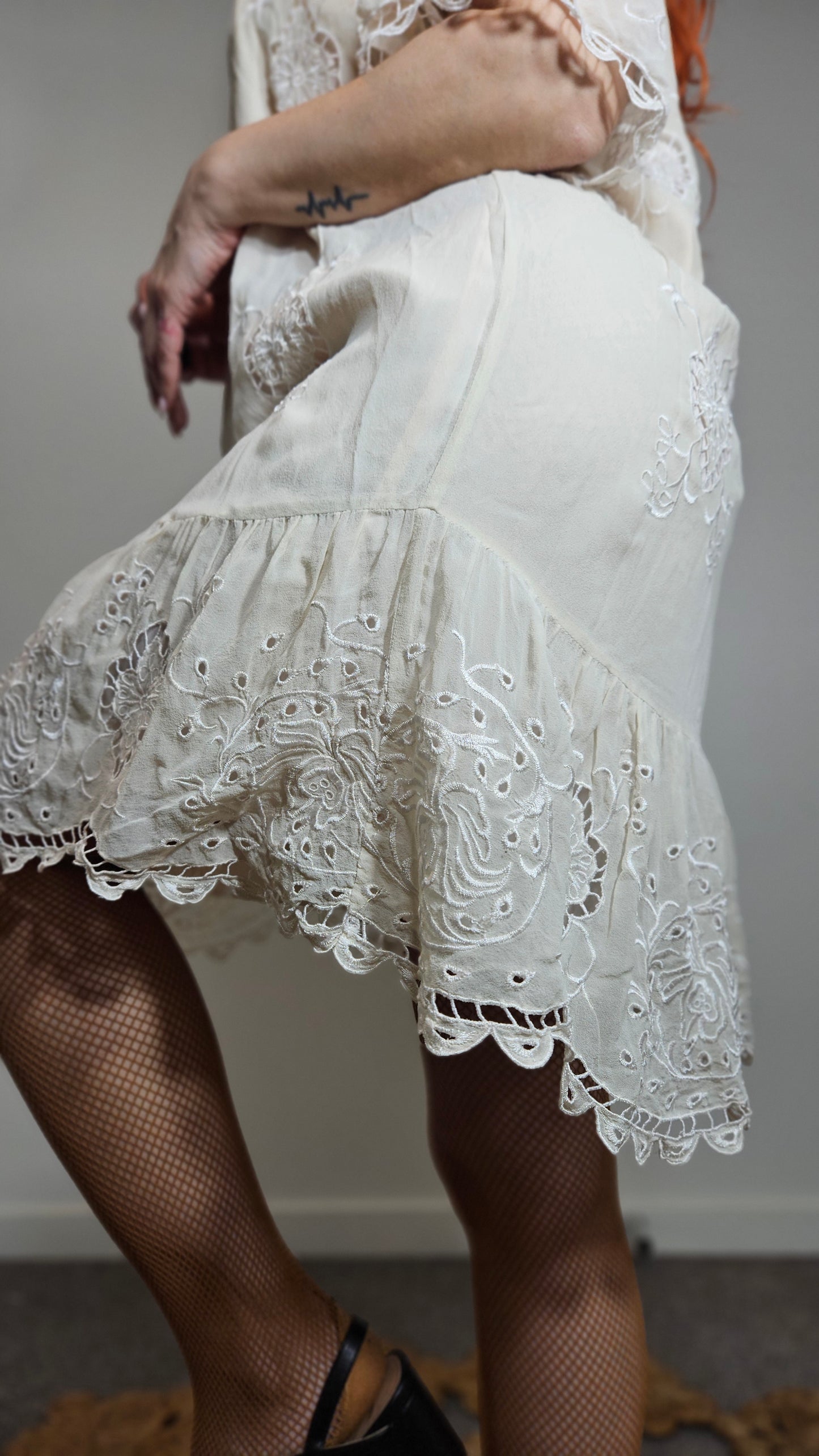 Alannah Hill 100% Silk Romantic Dress – Size 12