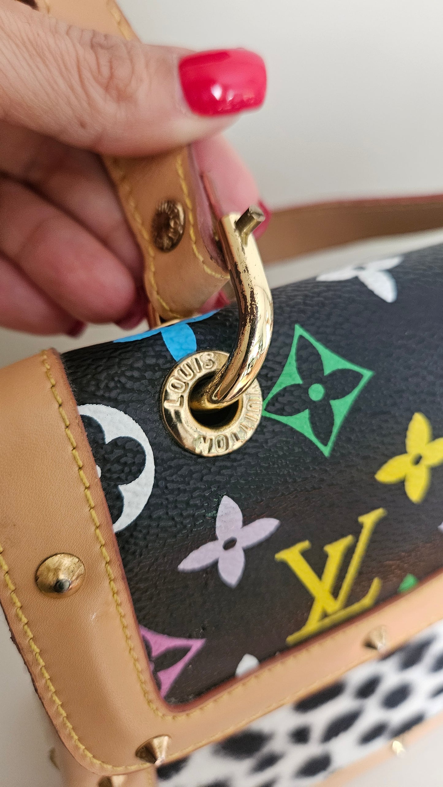 Lovely Vintage Hand bag Louis V. Inspired Handbag - LV style Bag