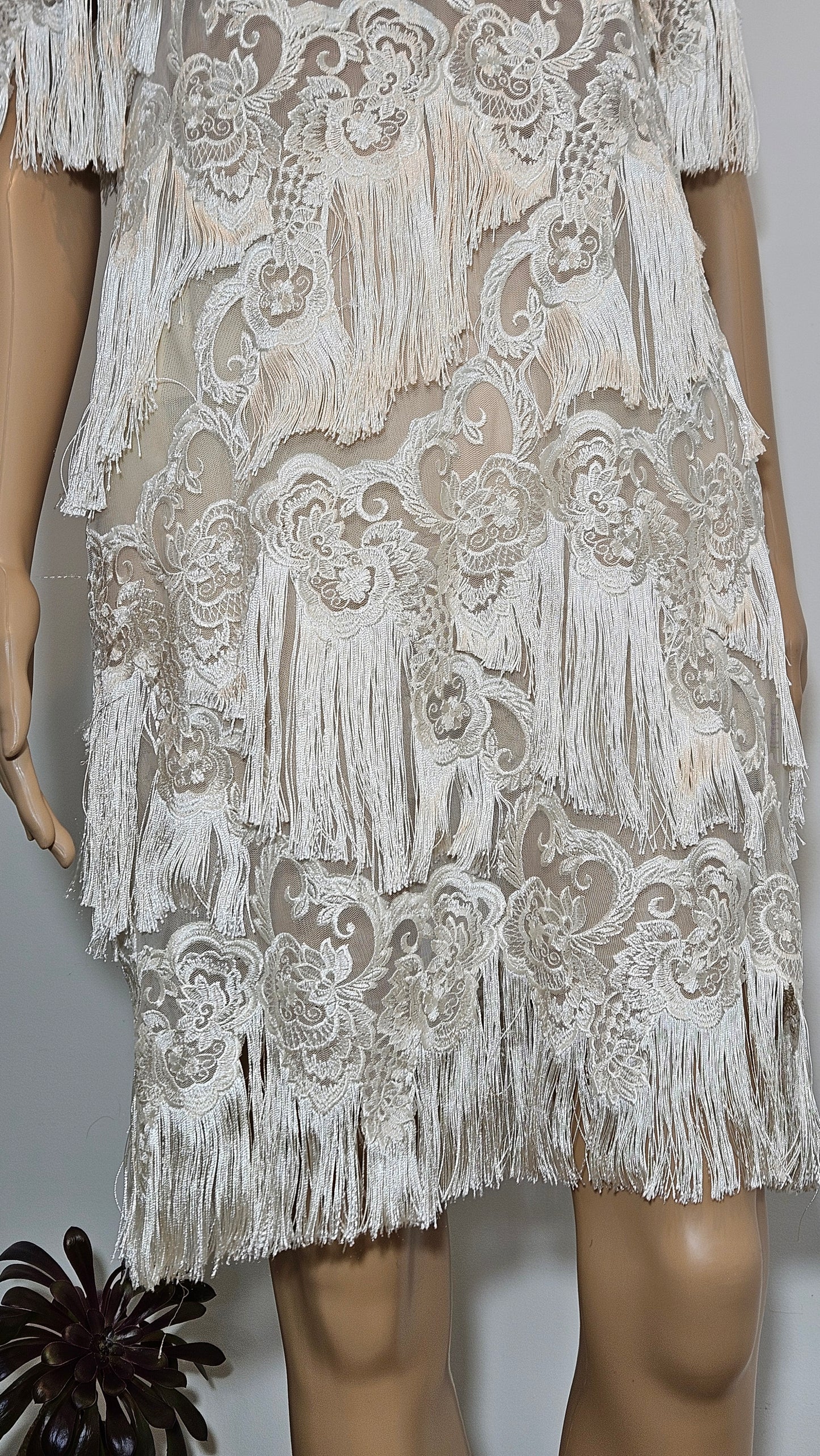 Curated Kate Sylvester Benita Fringed Mini Dress