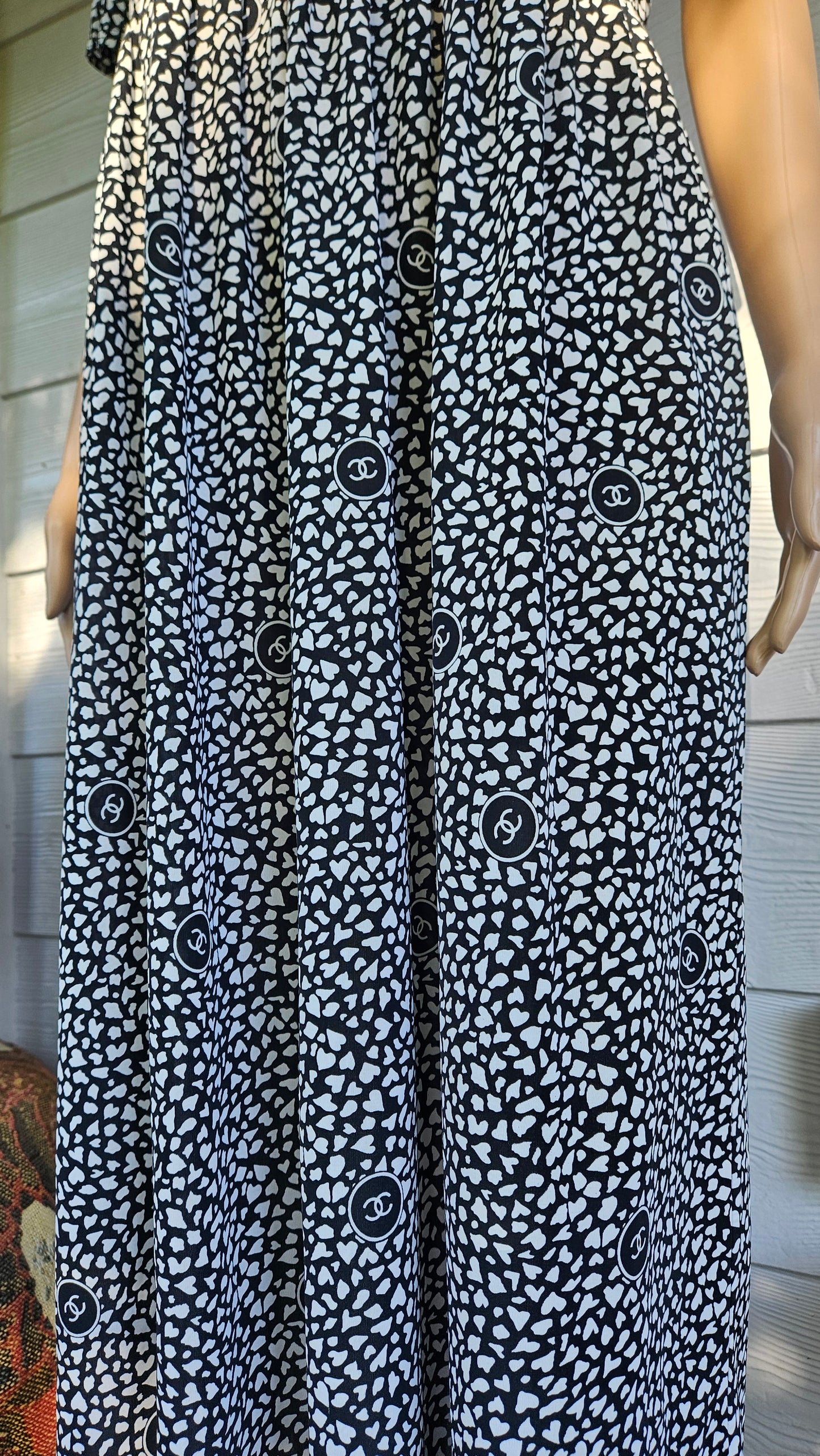 Beautiful Chanel inspired Dress - Pre-loved Dress Faux Chanel Dress