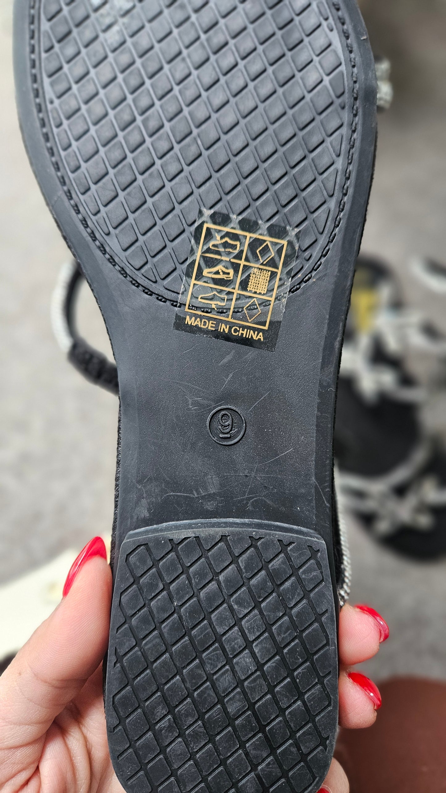 Sheku Black Rhinestone Butterfly Spiral Wrap Gladiator Flat Sandals