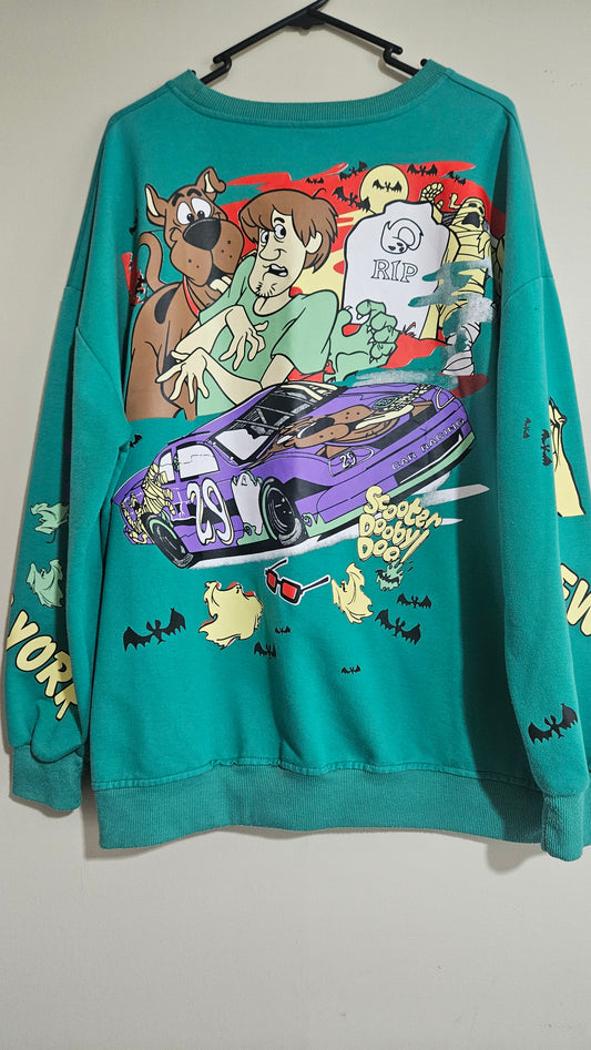 Vintage Scooby Doo Nascar Racing Sweatshirt Crewneck Sweatshirt – Classic Collector's Piece Vintage top
