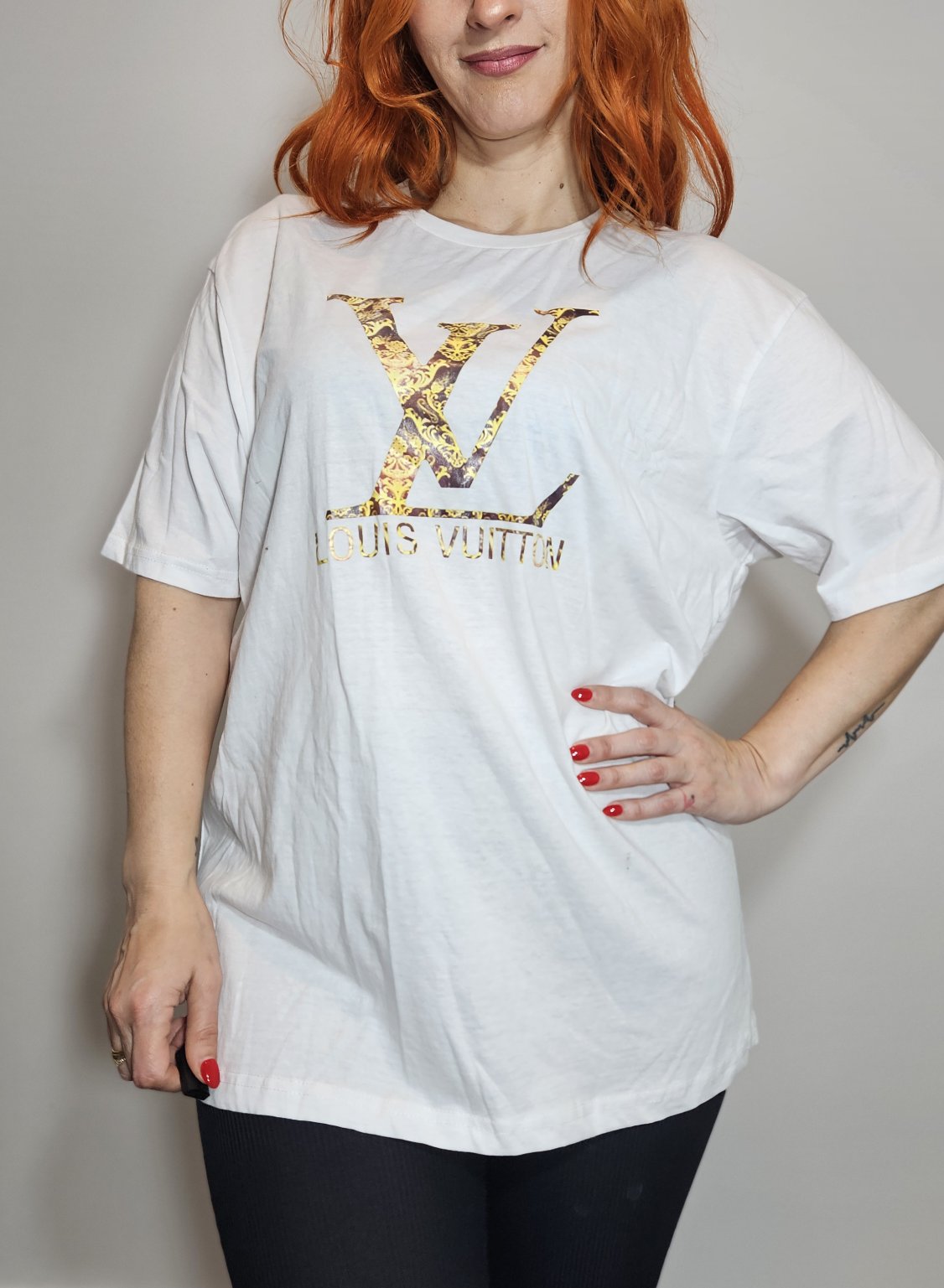 Gorgeous L Vuitton T-shirt Crewneck Top