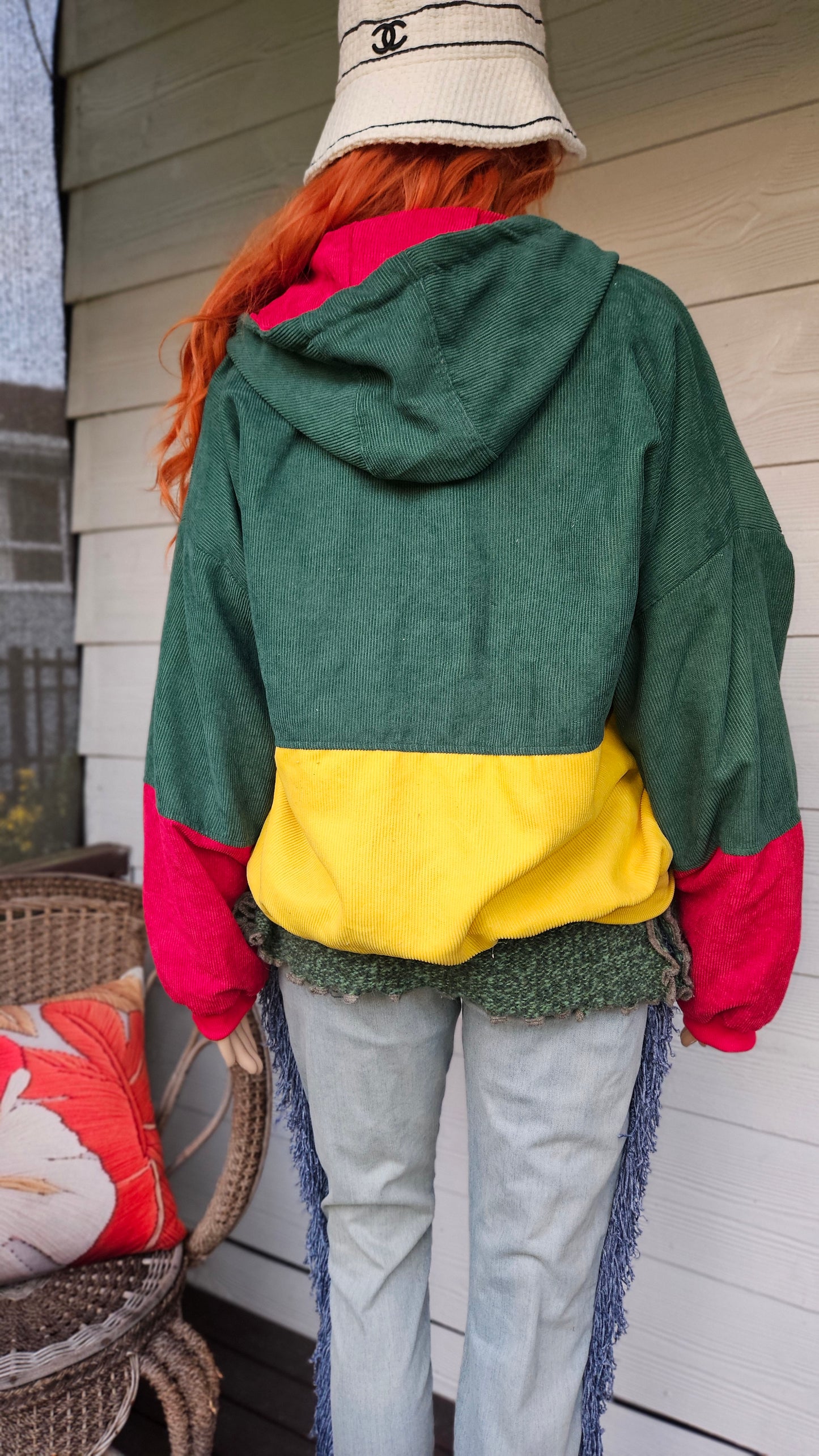 Corduroy jacket Zaful. Retro bomber Jacket 3XL