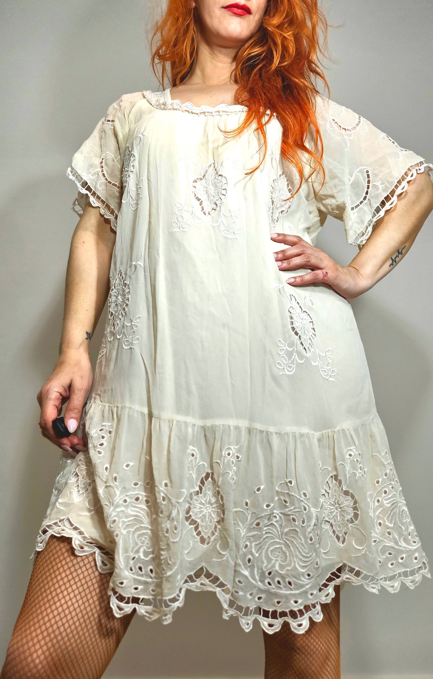 Alannah Hill 100% Silk Romantic Dress – Size 12