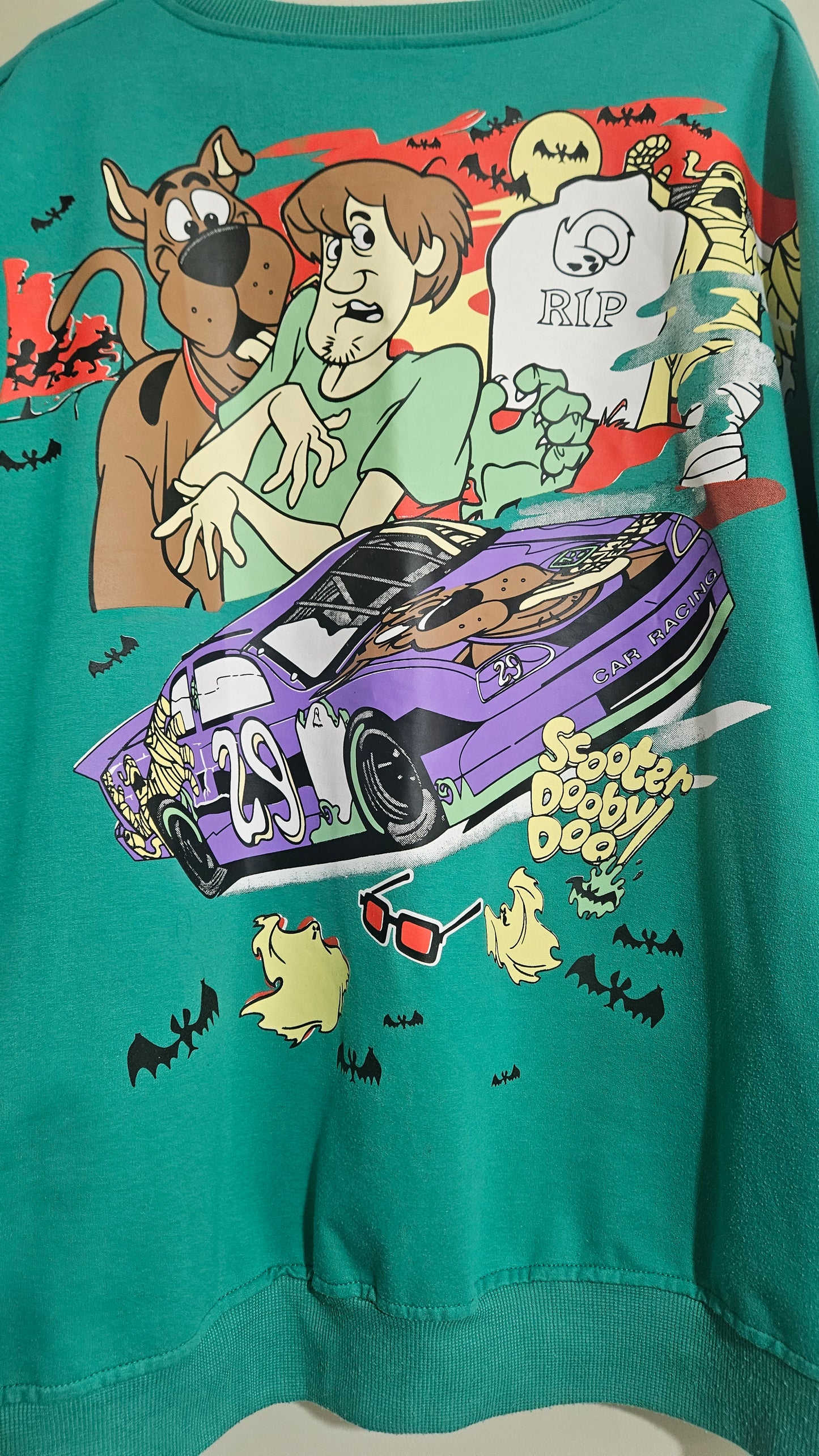 Vintage Scooby Doo Nascar Racing Sweatshirt Crewneck Sweatshirt – Classic Collector's Piece Vintage top