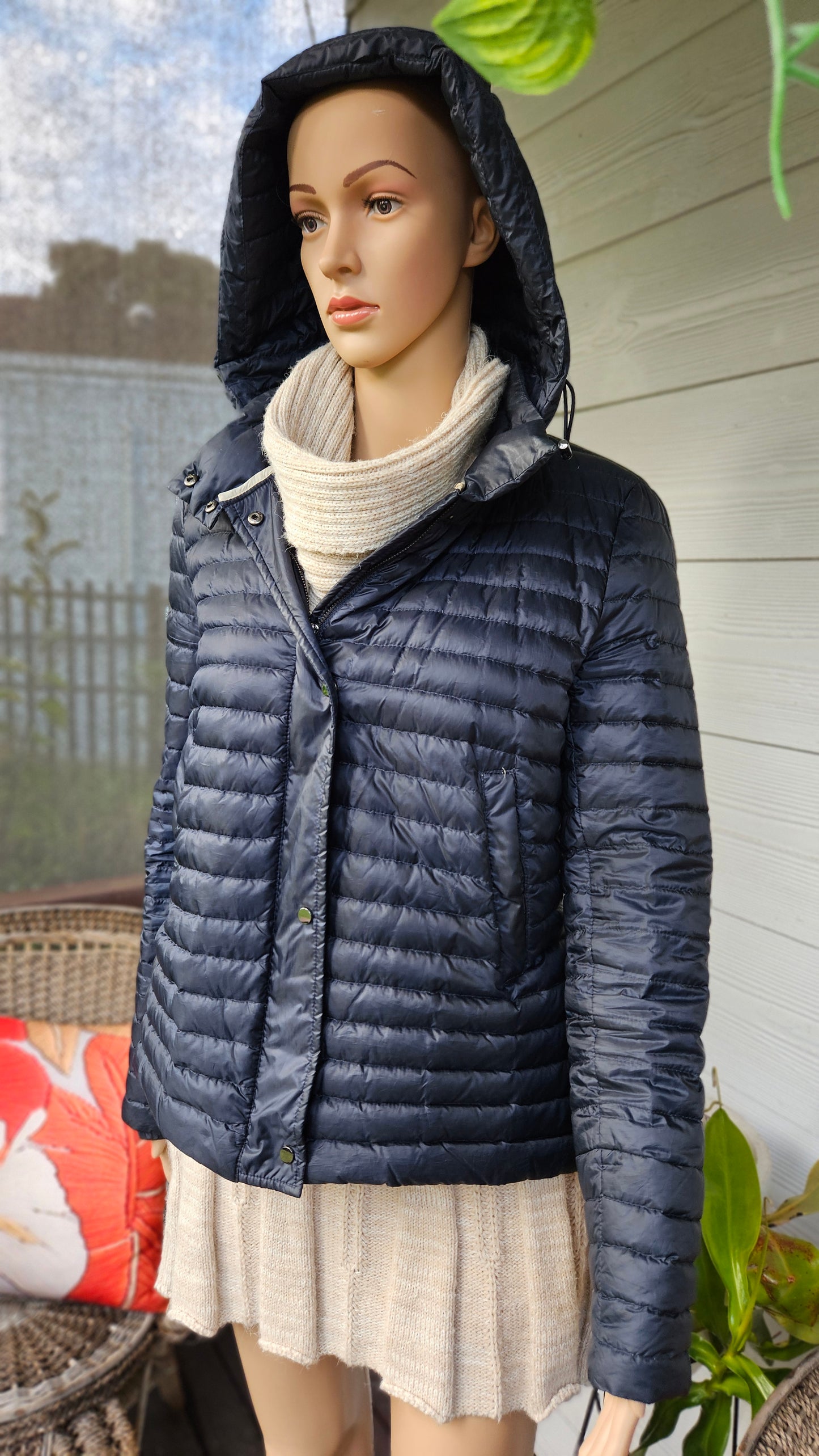 Zara Windbreaker navy Jacket