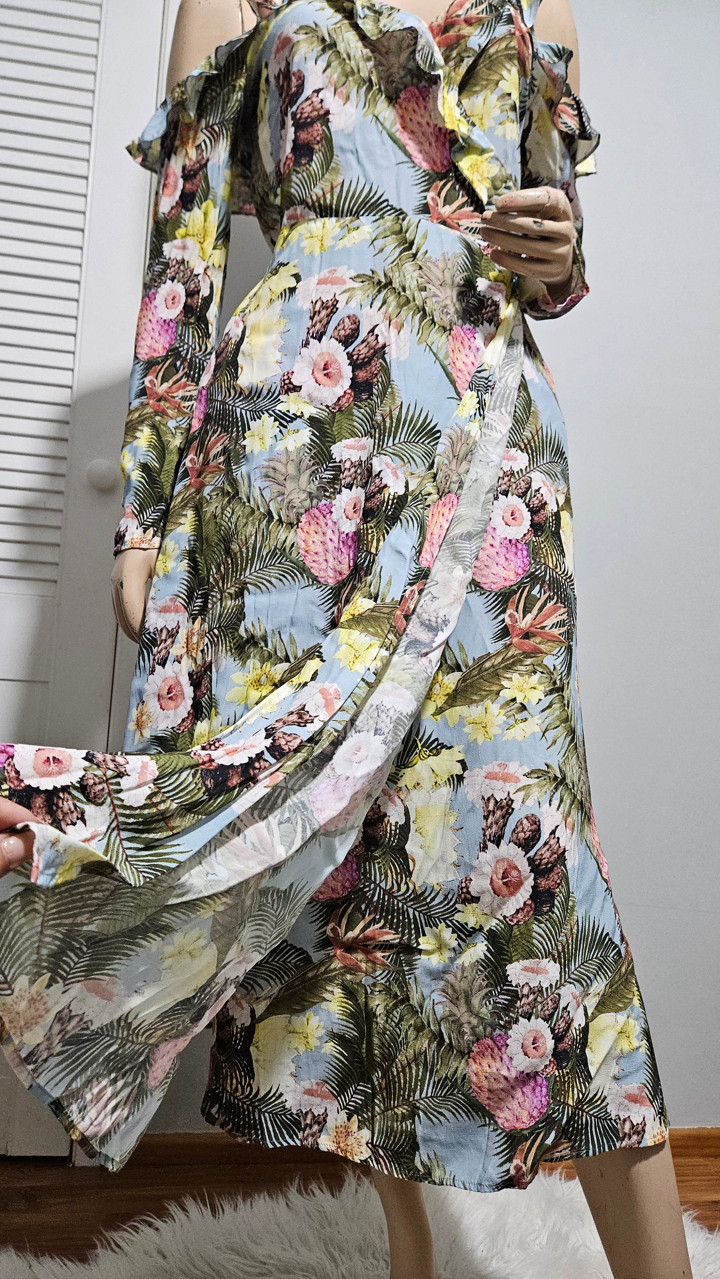 H&M Wrap floral Dress