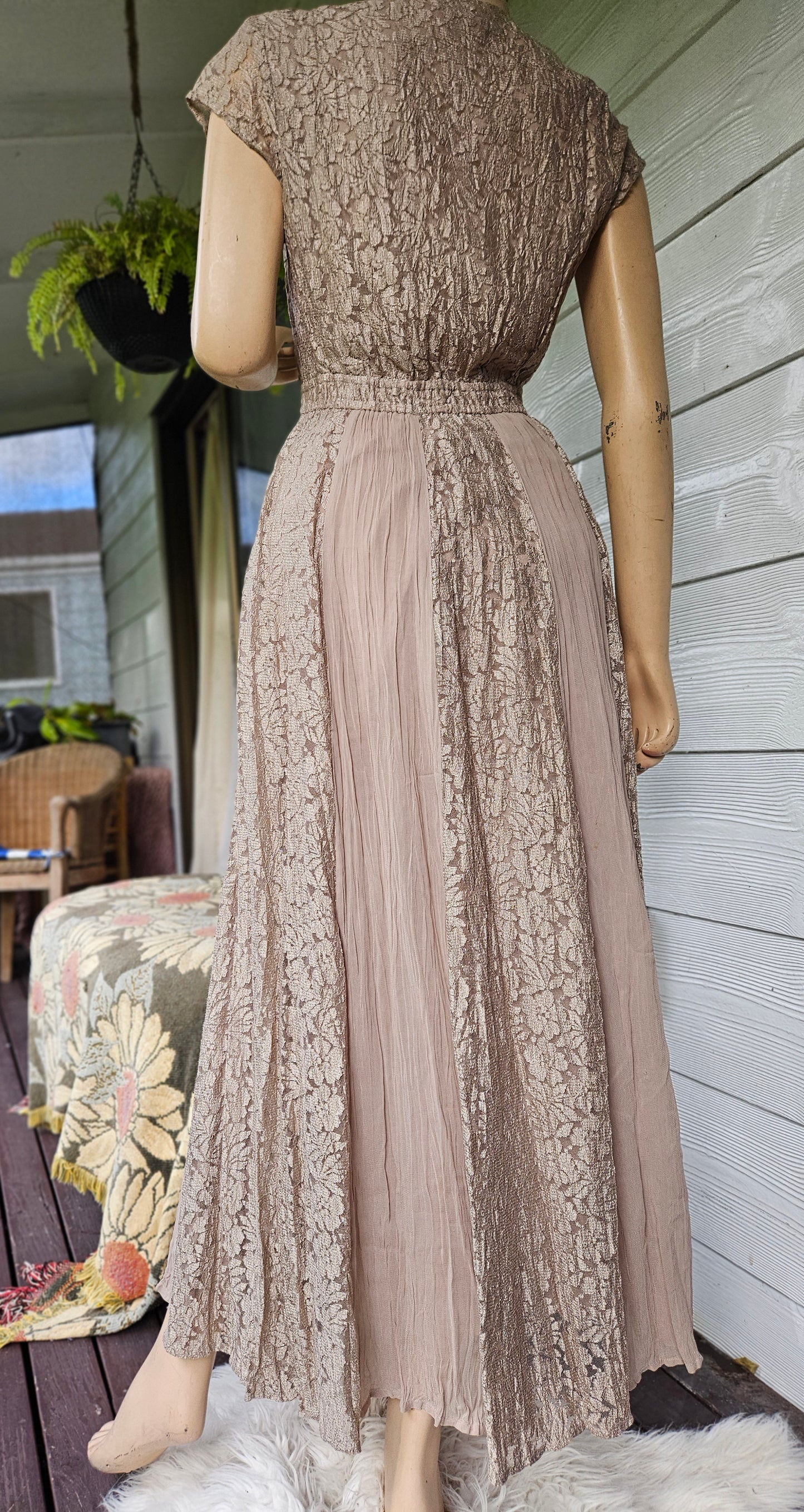 Lace Bohemian Lace Maxi Dress Size 38/10uk