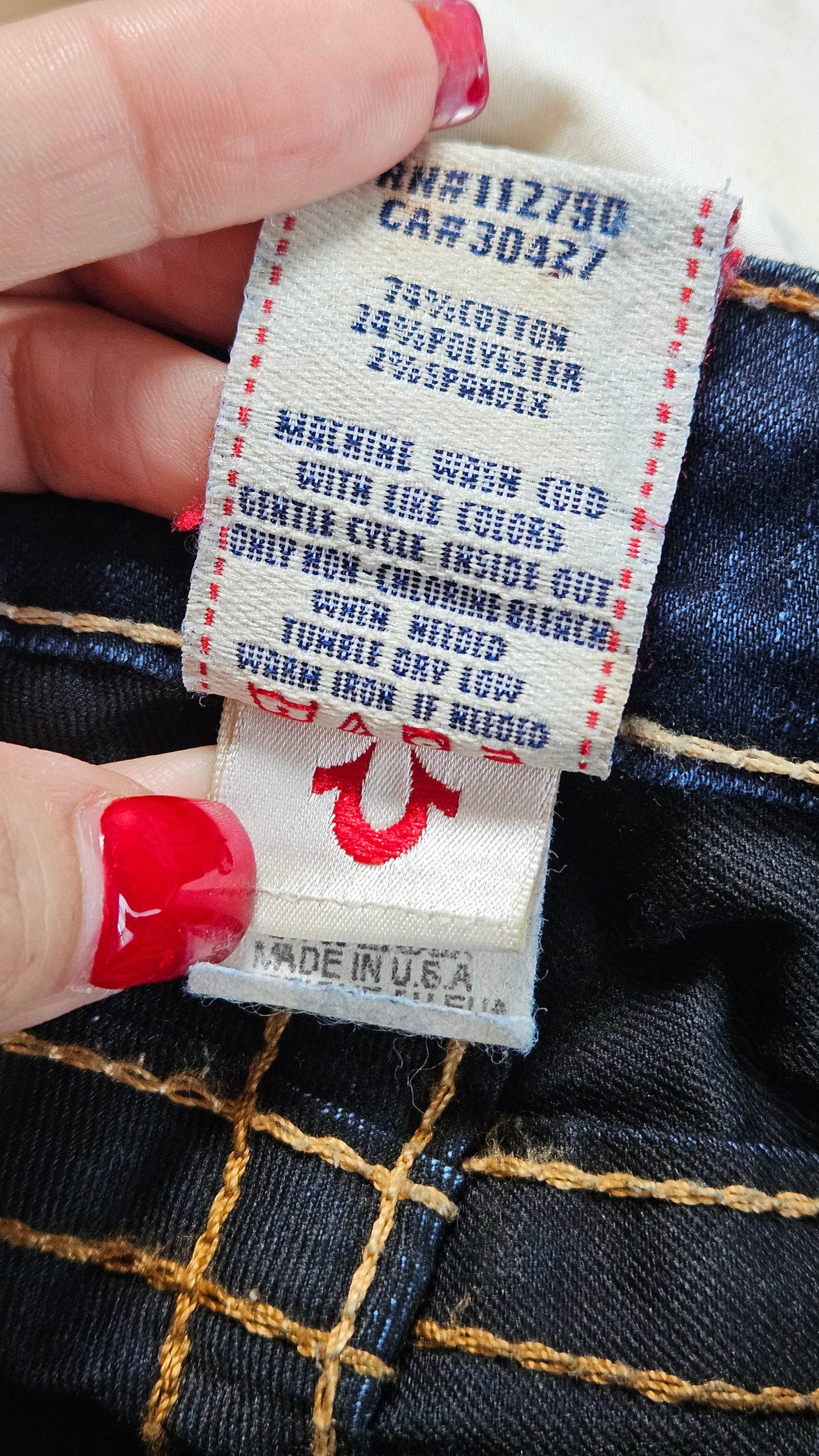 Stunning True Religion pants - Wome's Jeans Authentic Y2K Vintage True religion Low rise Denim