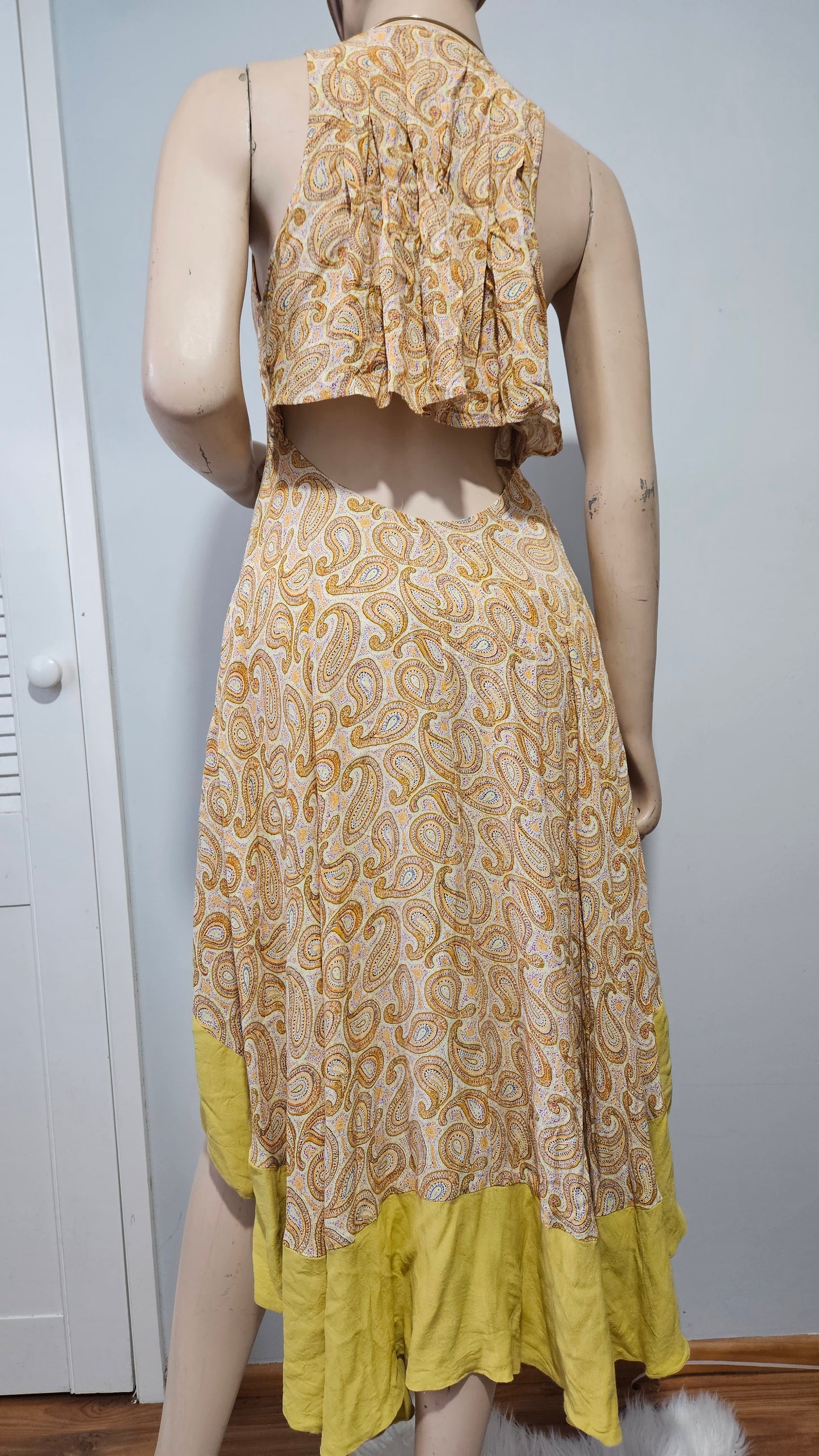 Tigerlily high-low dress Bohemian Dress 100% rayon boho Dress - Bohemian dress Preloved Dress