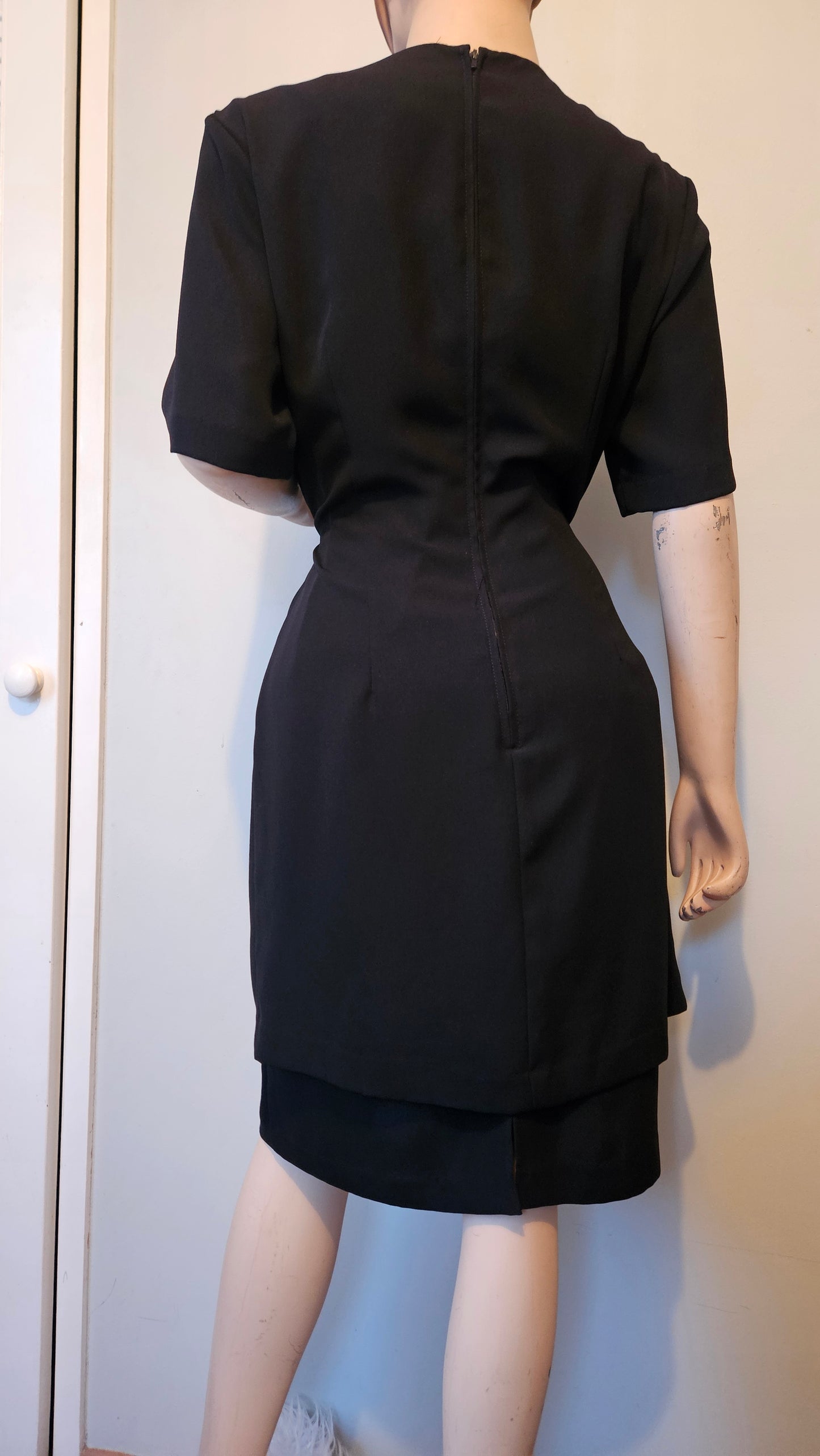 Vintage 80s Dress Made in USA. Size 10