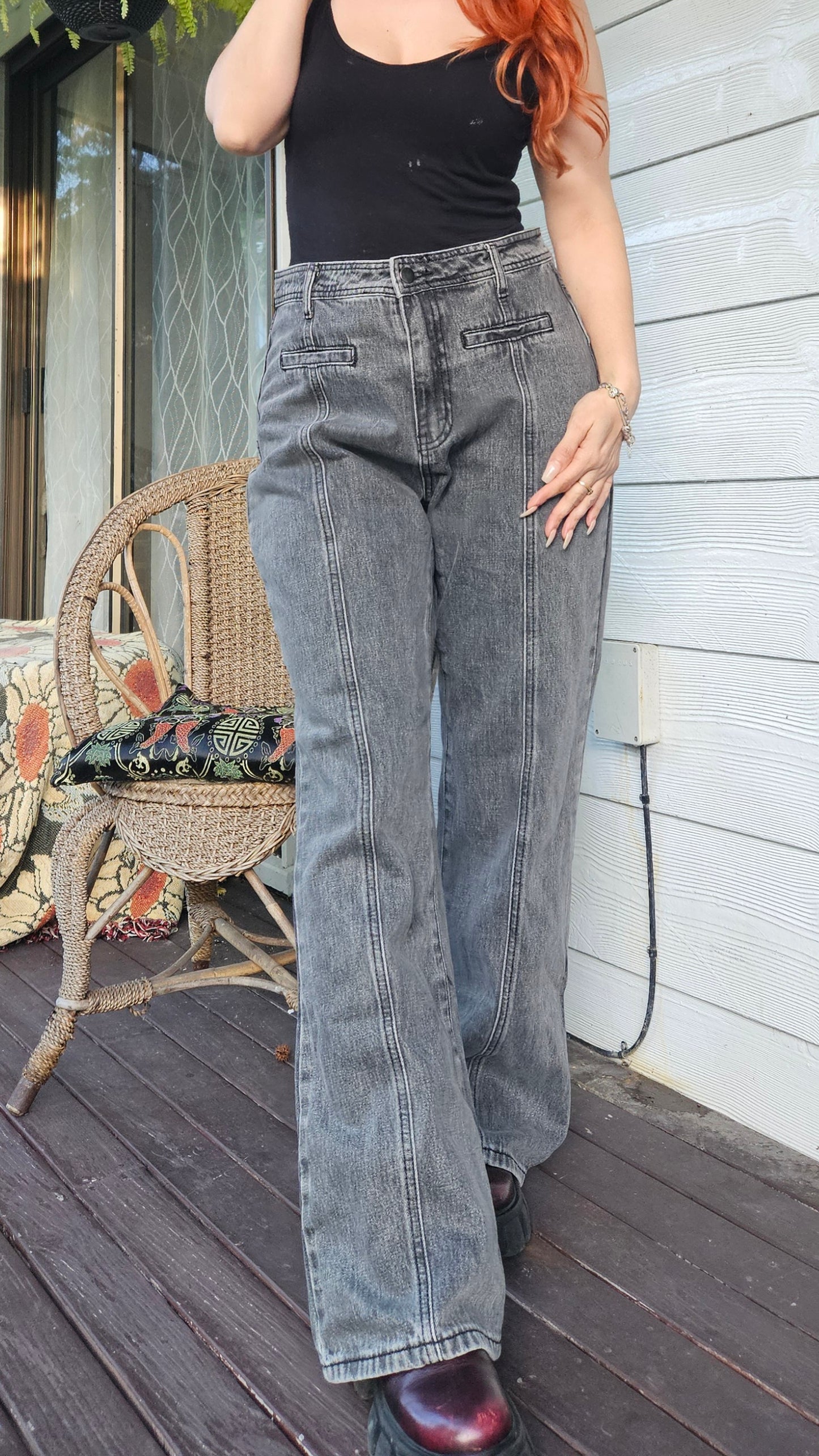 Beautiful star flared Trousers Size Large