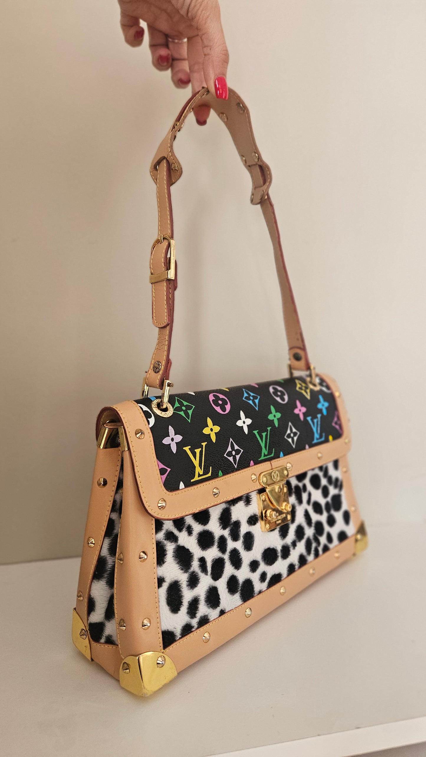 Lovely Vintage Hand bag Louis V. Inspired Handbag - LV style Bag