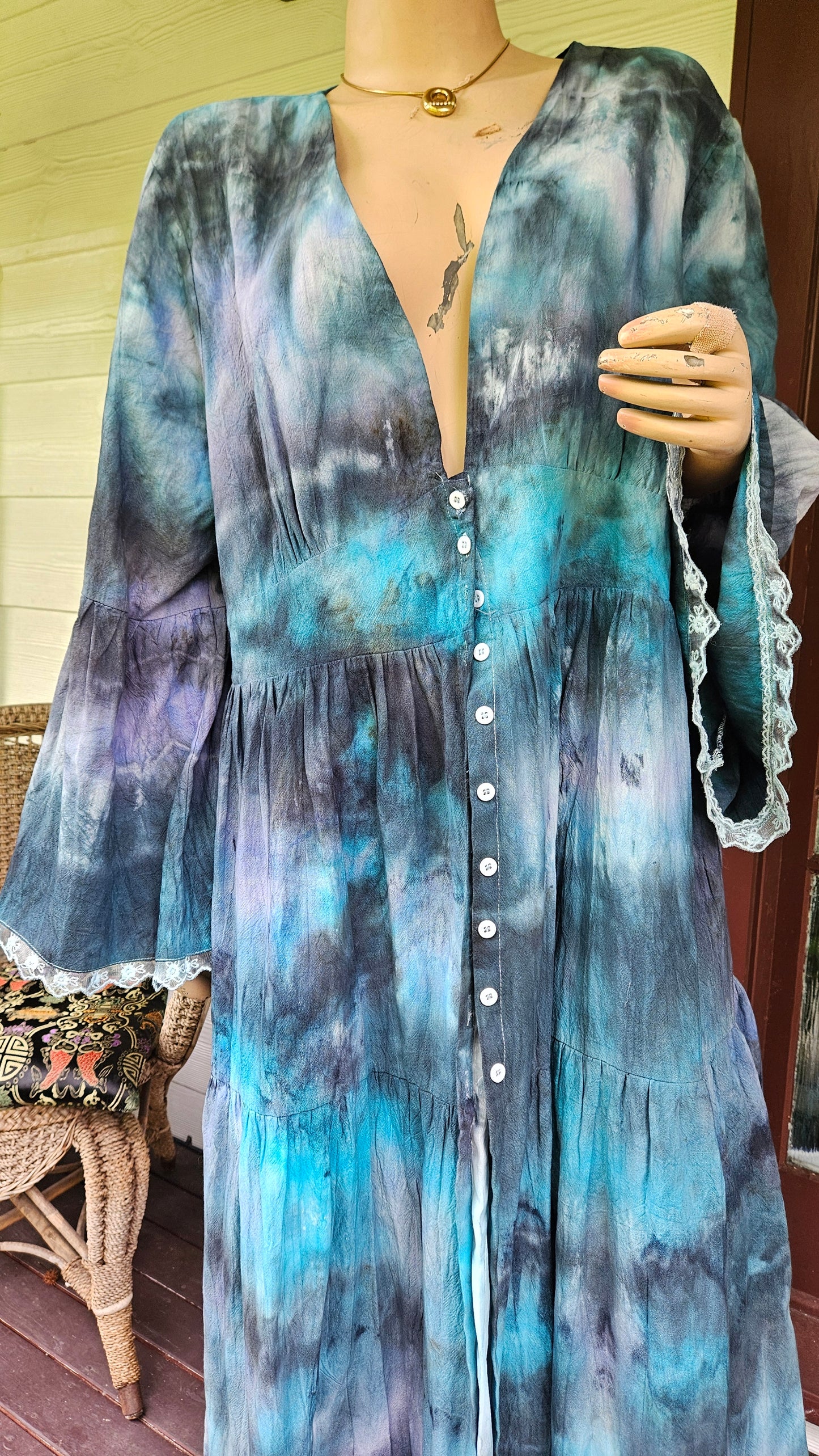 Curvy Bohemian Dress plus size- Plus Size Dress Gibsy style