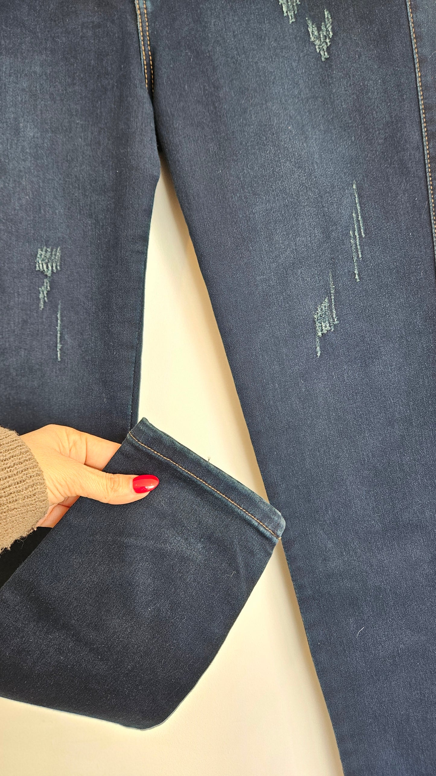 Colombian Skinny Pants Women size 14. Lift bottom Blue Denim Jeans