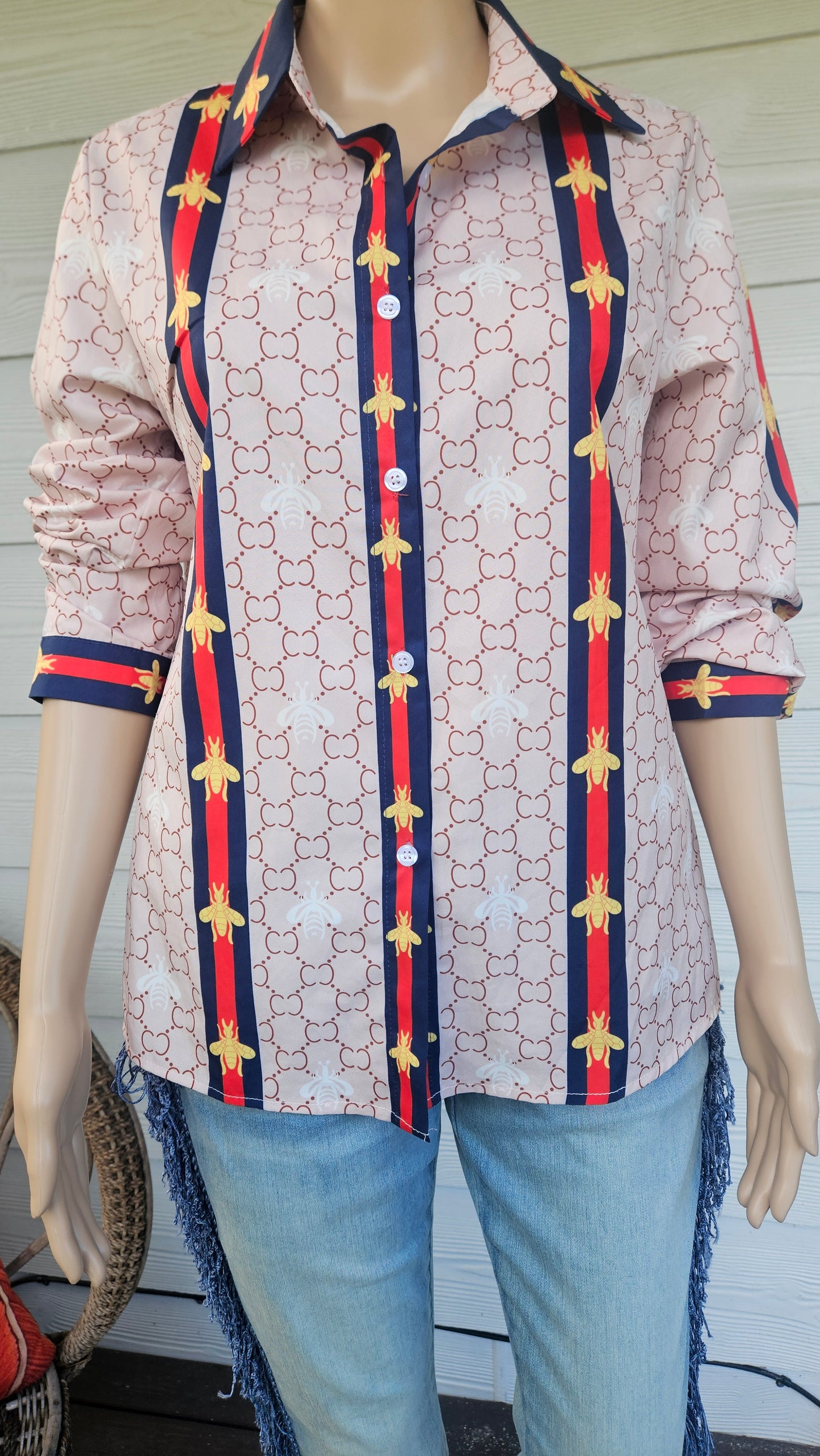 Gucci inspired Top/shirt