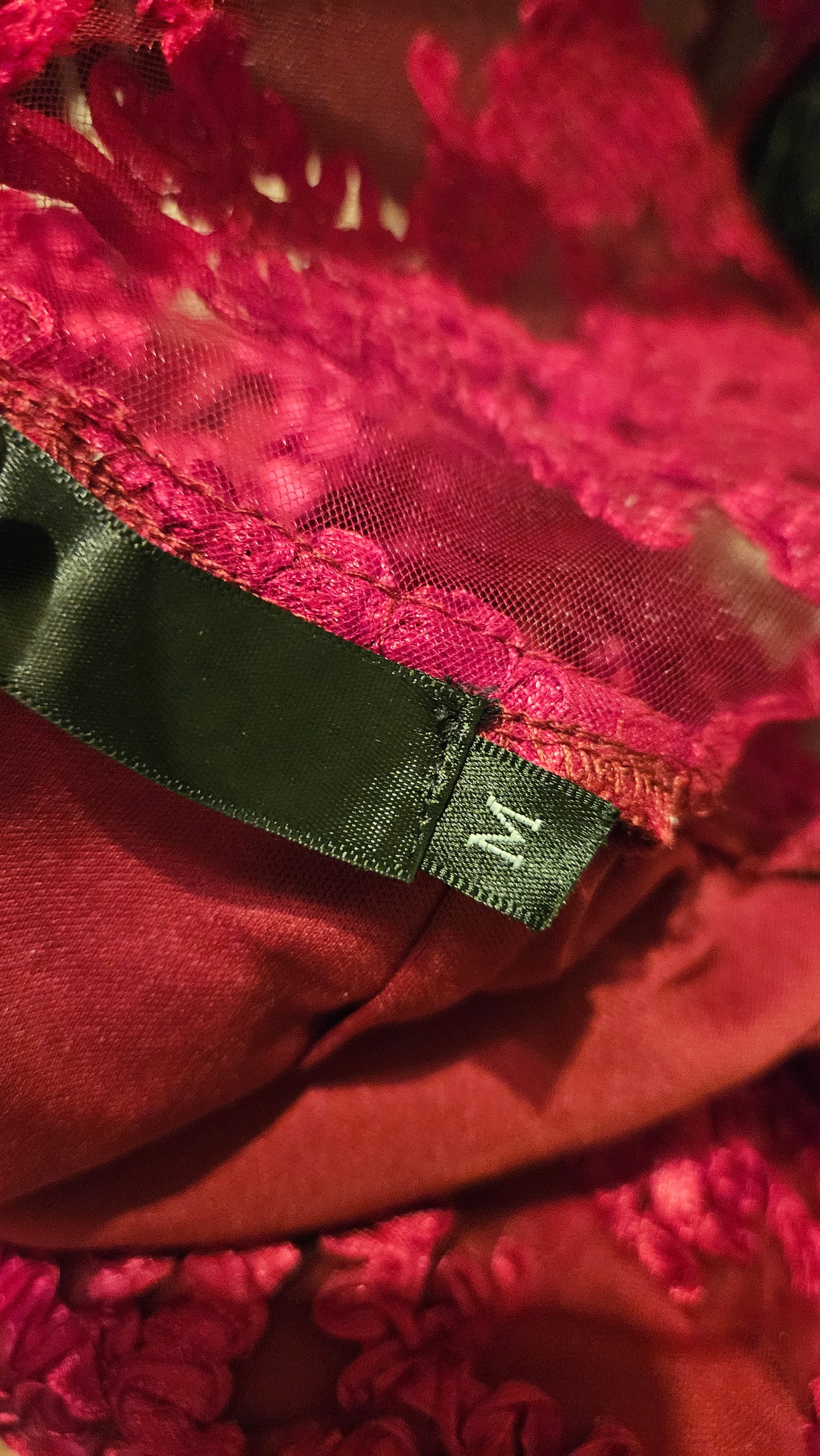 Lovely Evening Dress w/Rose Detail  Second Hand dress - Evening Dress.