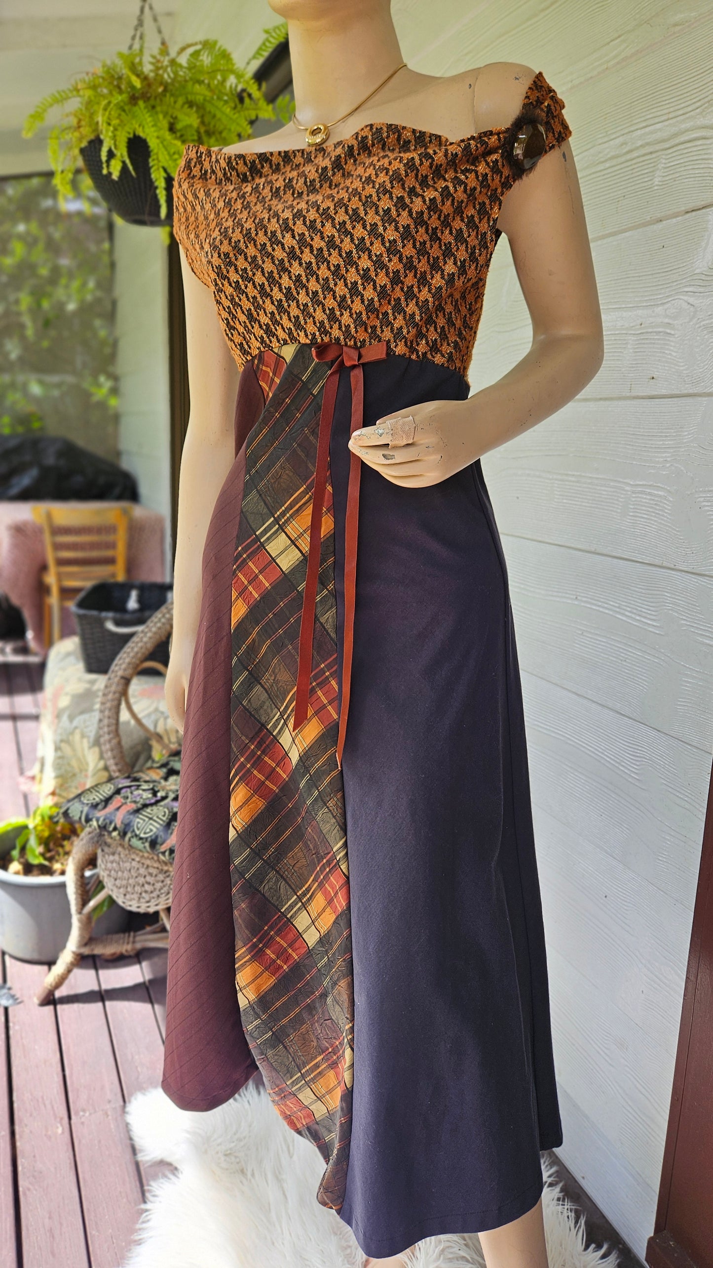 Vintage Dress made in NZ. Size 8