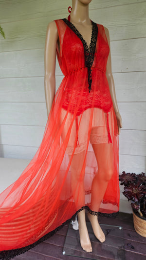 Vintage slip dress Gown Vintage Robe